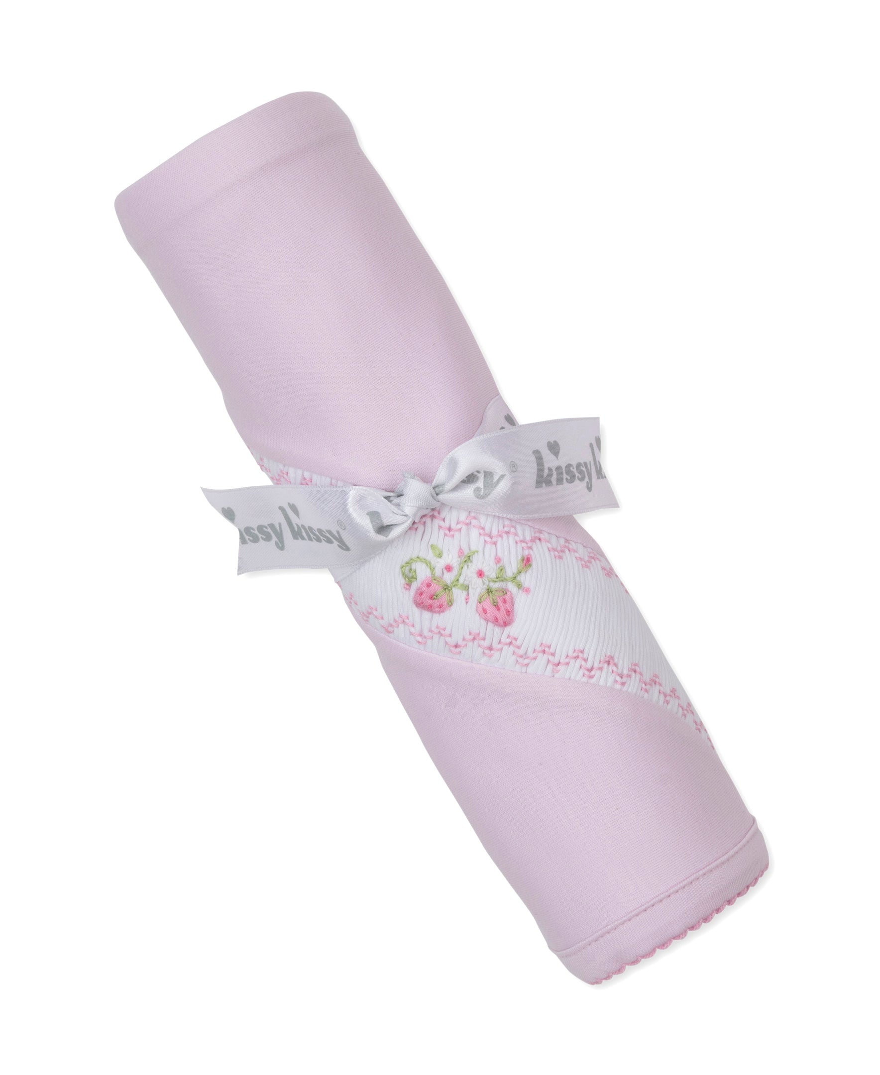 CLB Summer Medley 26 Pink Hand Smocked Blanket