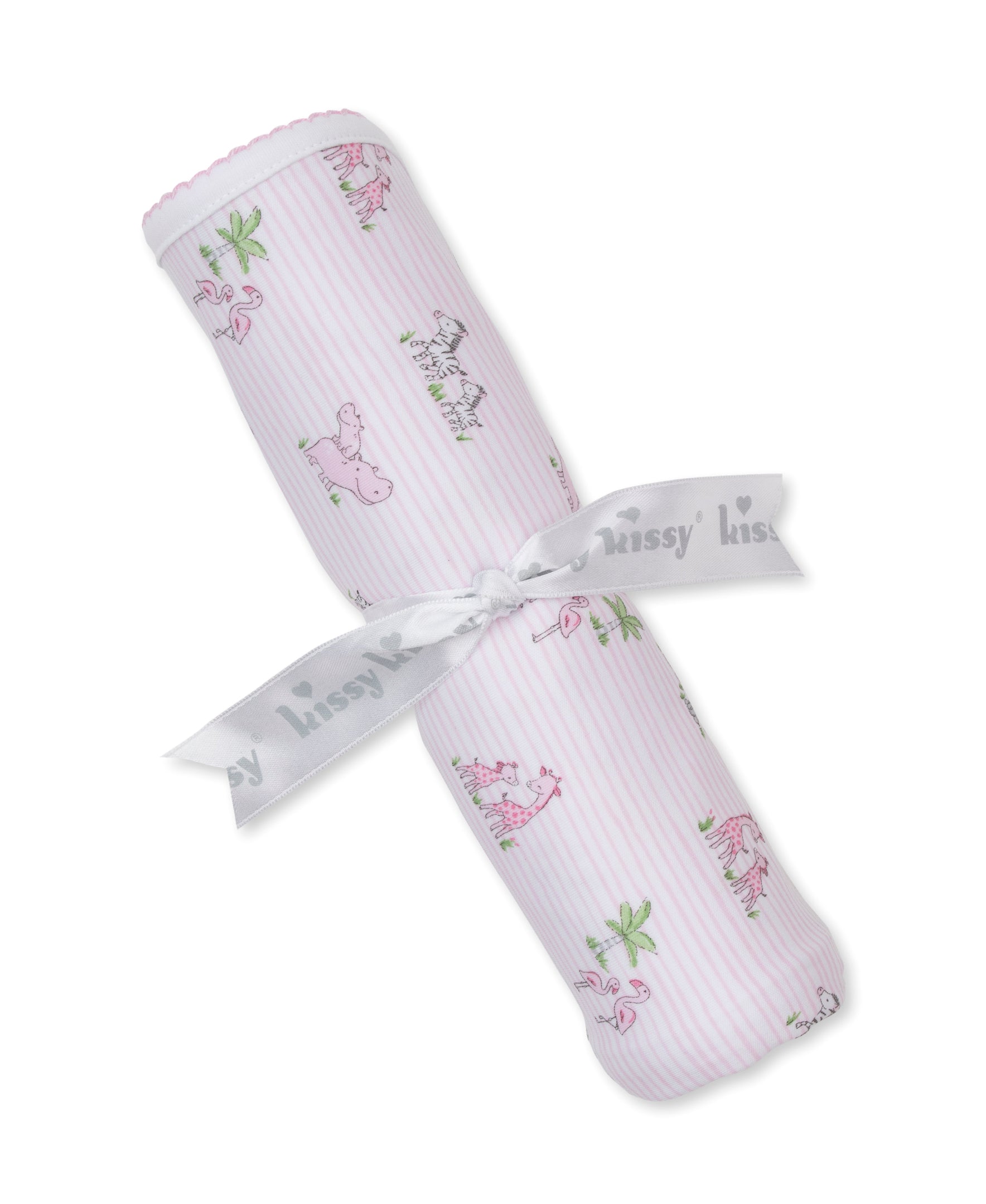 Safari Party Pink Blanket - Kissy Kissy