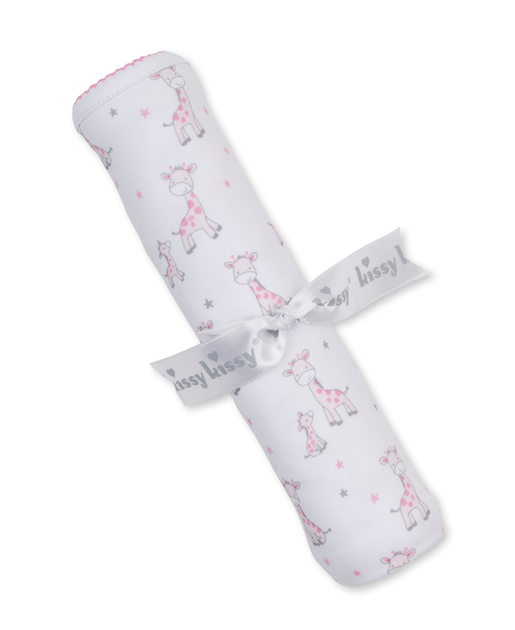 Just Giraffes Pink Blanket - Kissy Kissy