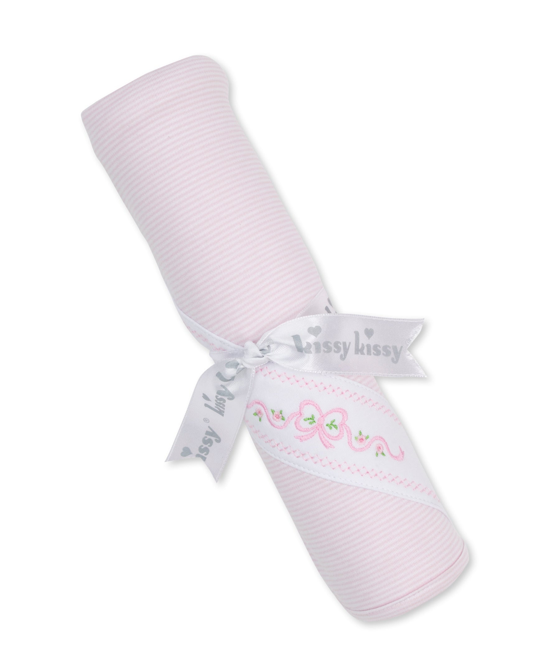 Classic Treasures FA26 Pink Stripe Blanket - Kissy Kissy
