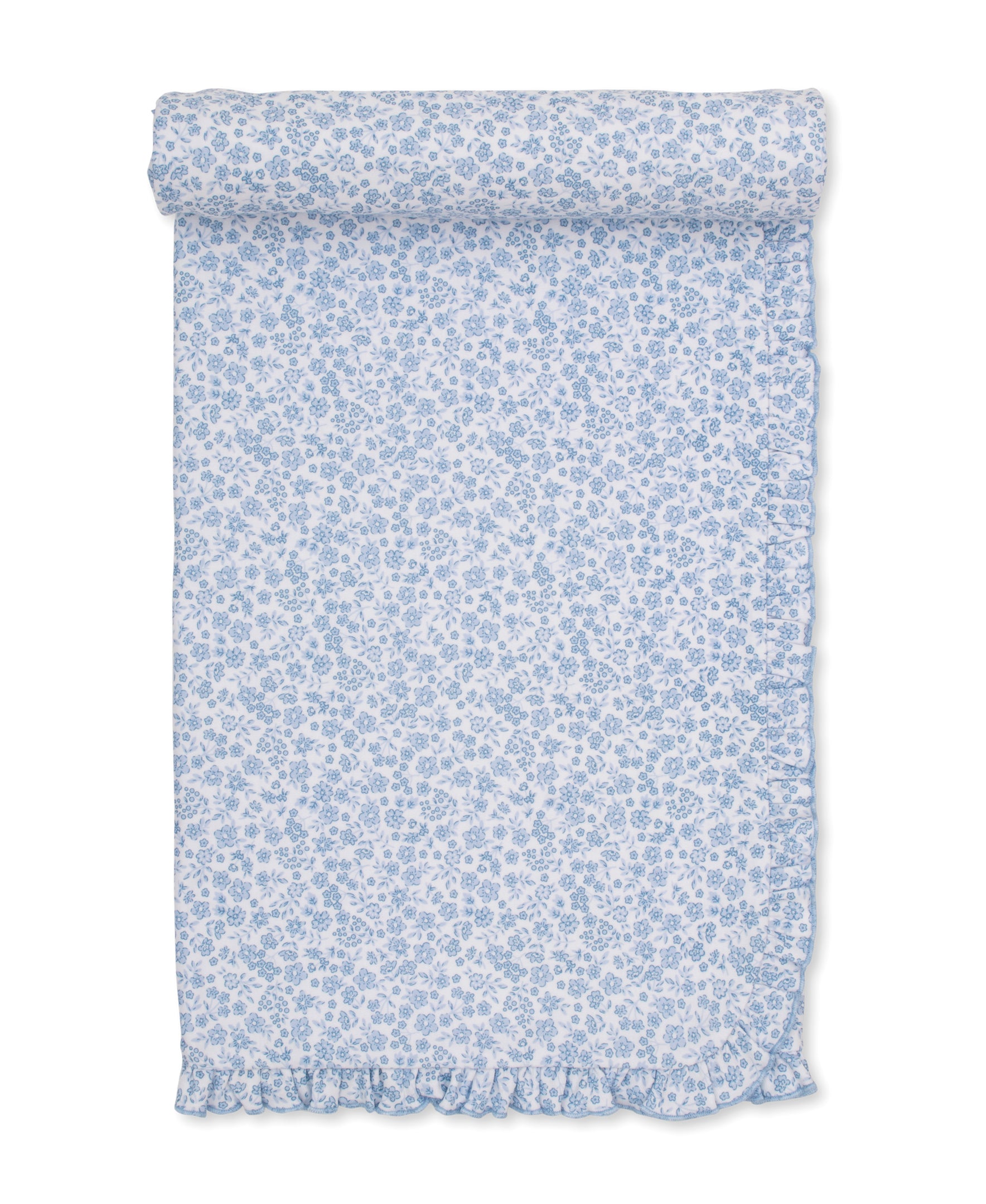 Fall Blooms Blue Blanket - Kissy Kissy