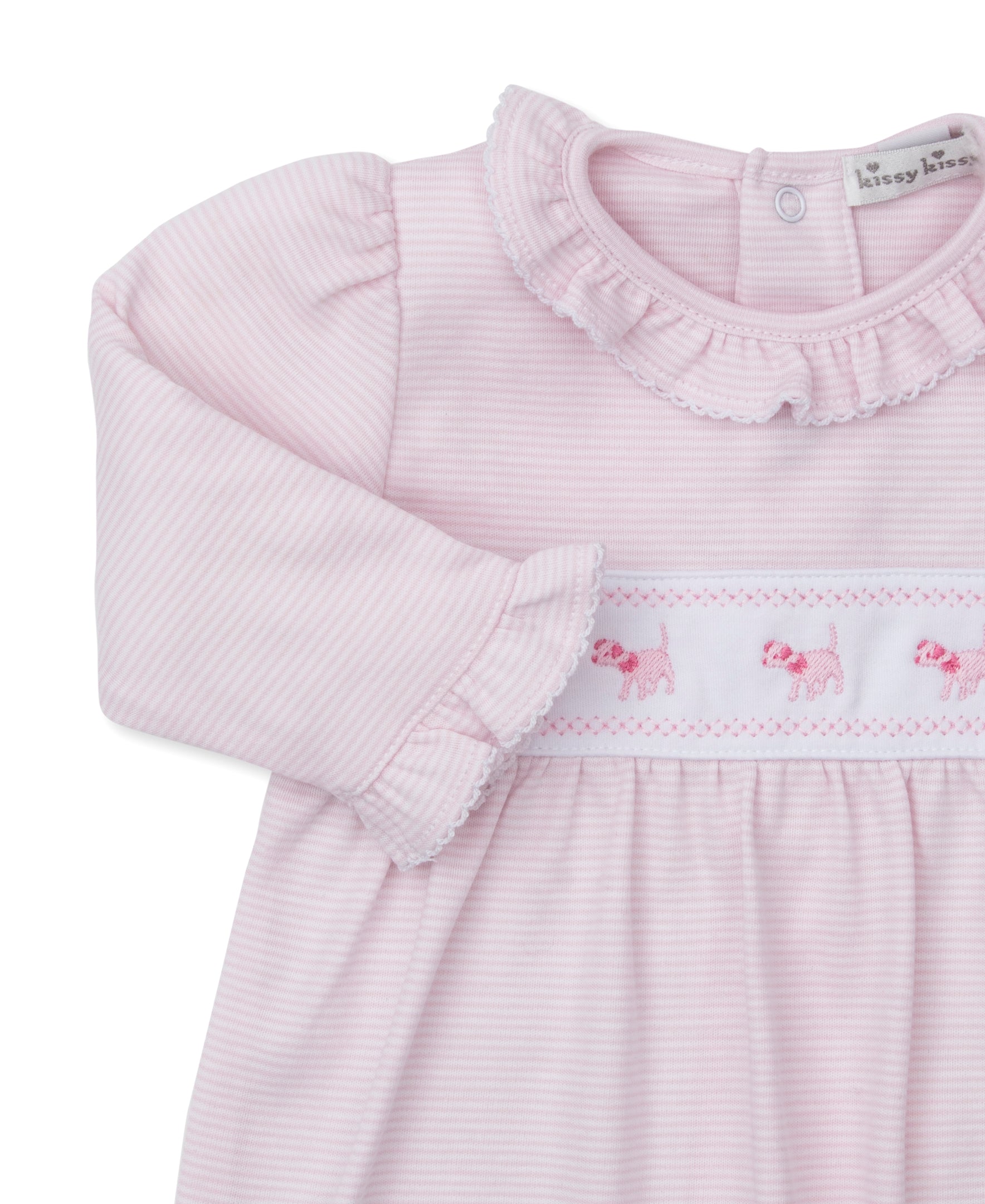 Classic Treasures FA25 Pink Stripe Playsuit - Kissy Kissy