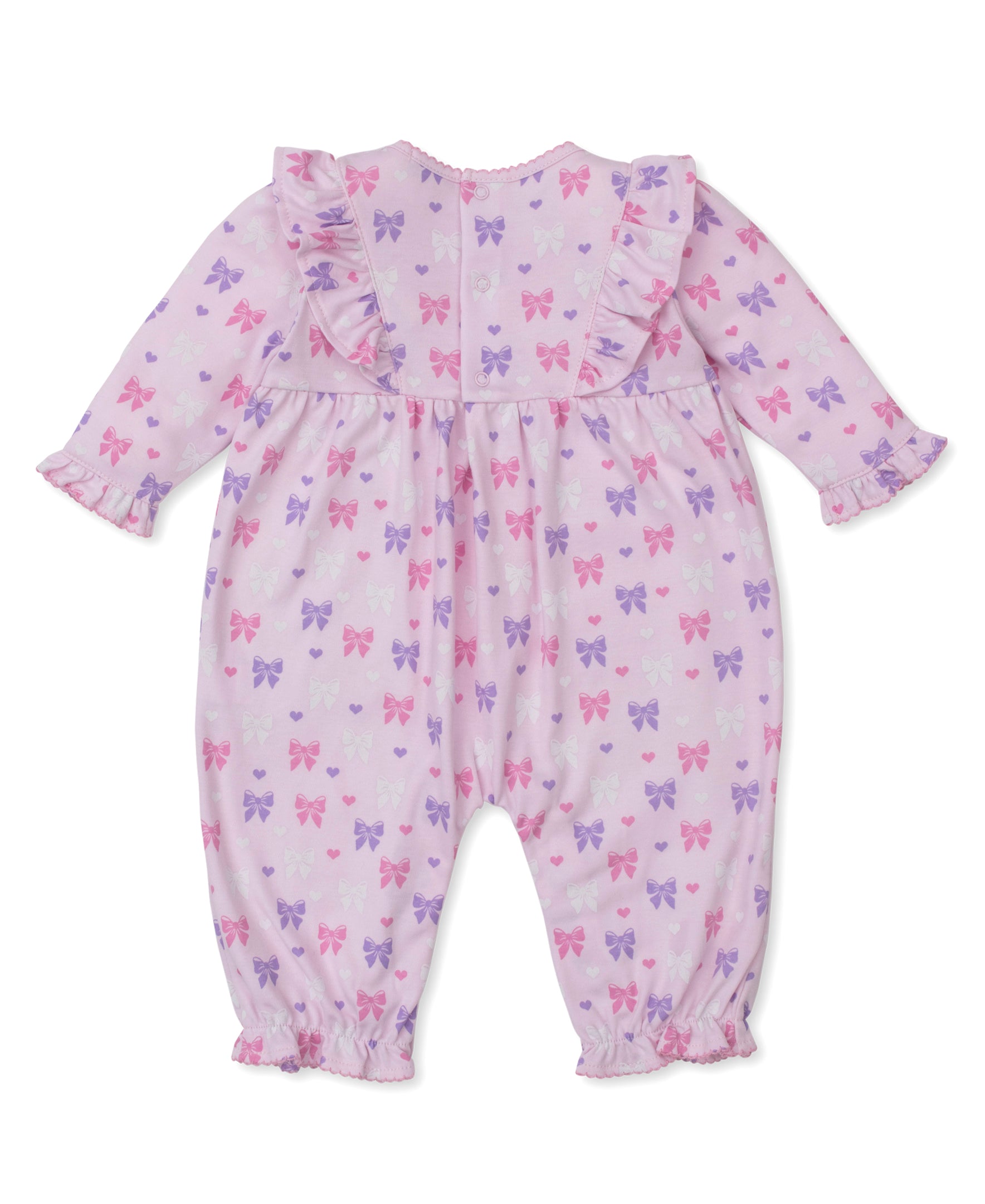 Billowy Bows Pink Playsuit - Kissy Kissy