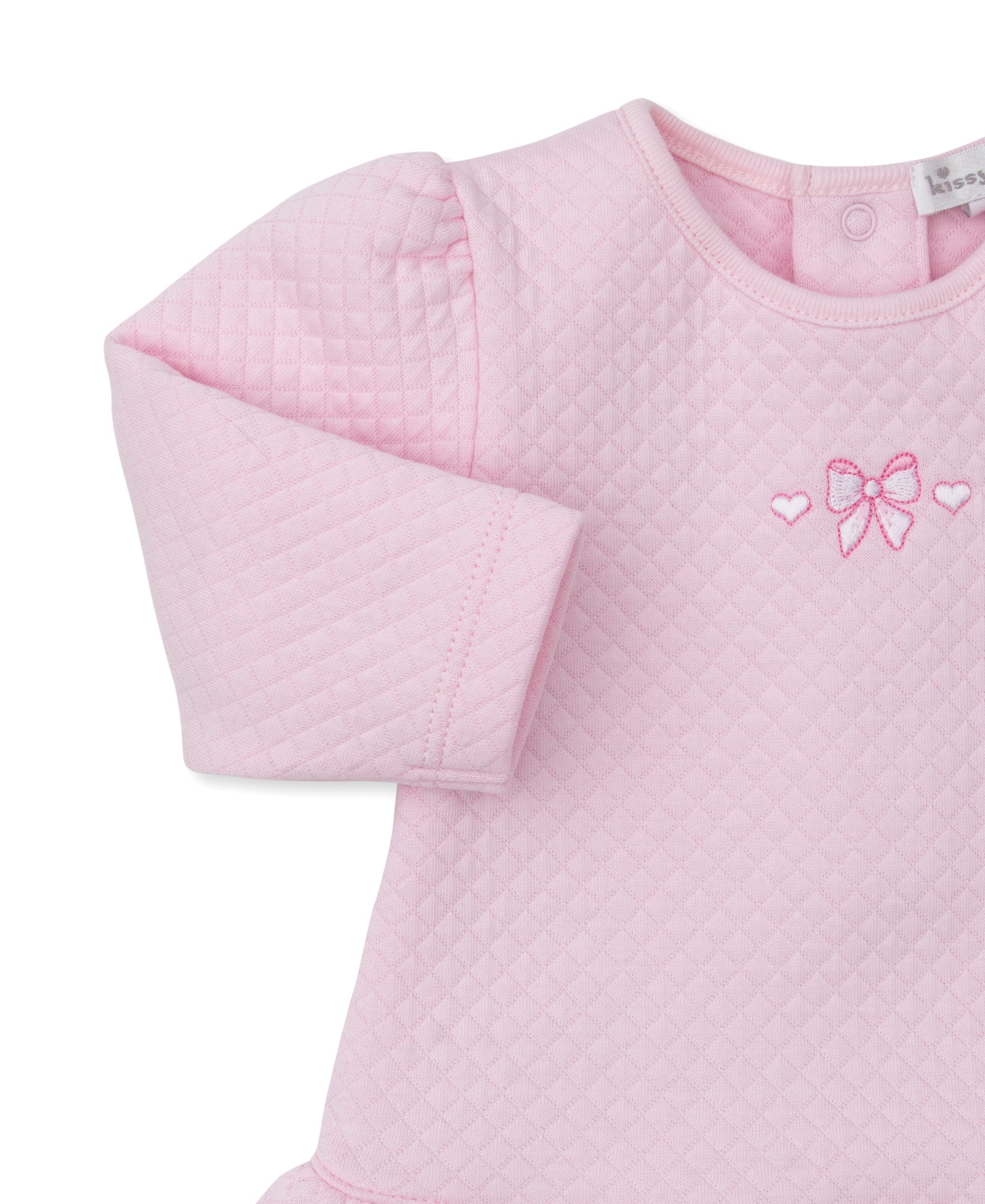 Billowy Bows Jacquard Playsuit - Kissy Kissy