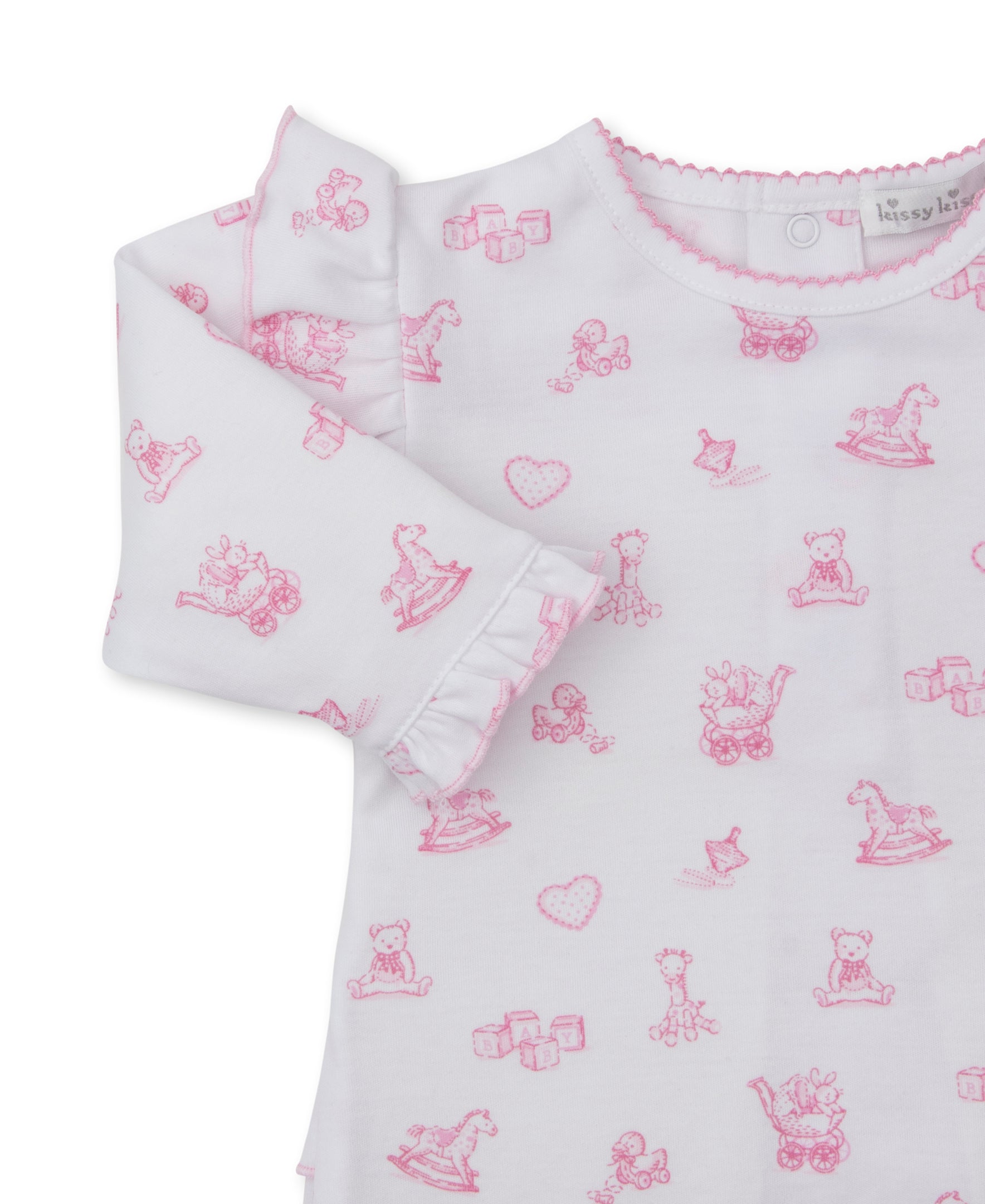 Vintage Toy Treasures Pink Playsuit - Kissy Kissy