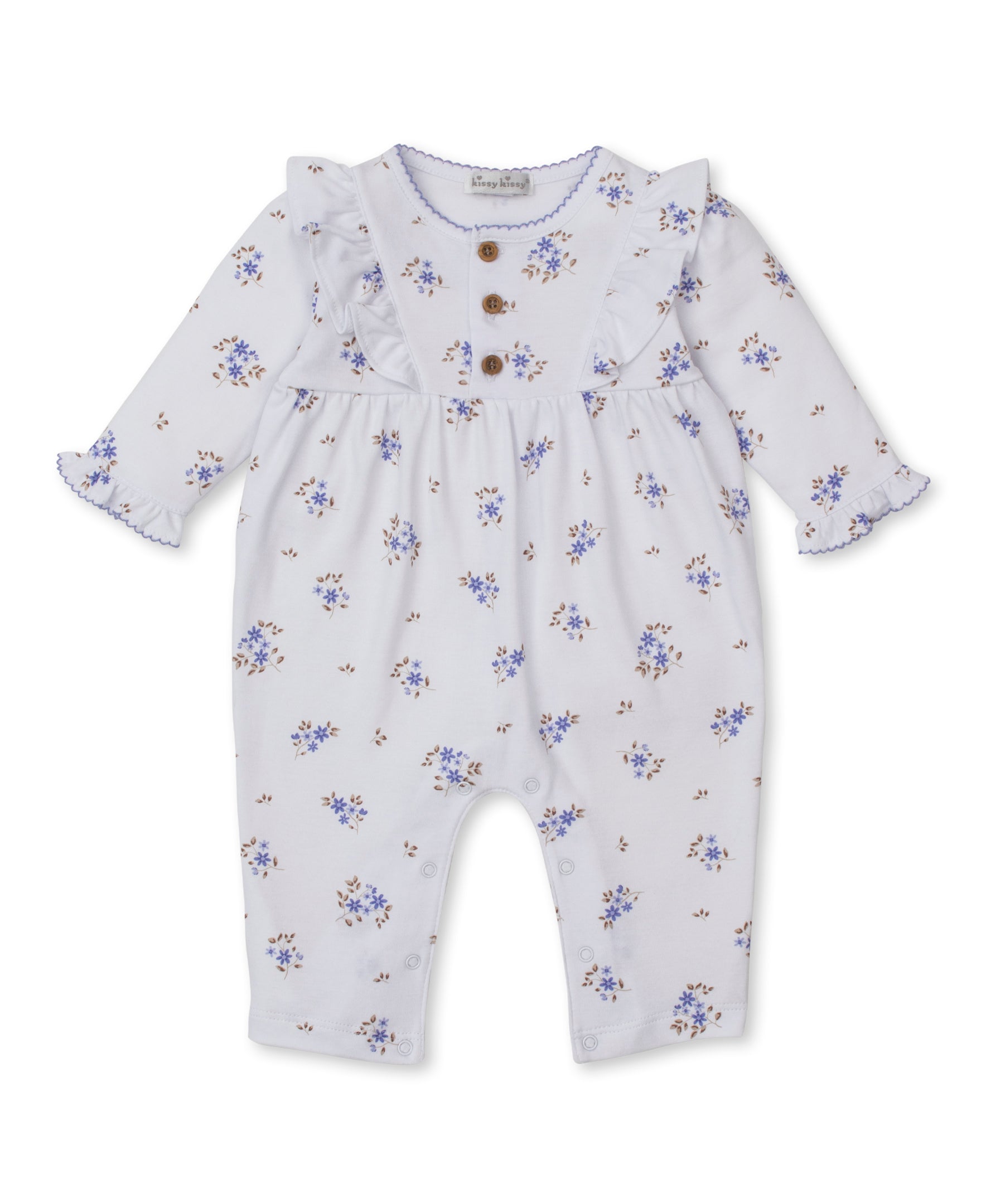 Tiny Blossoms Lilac Playsuit - Kissy Kissy