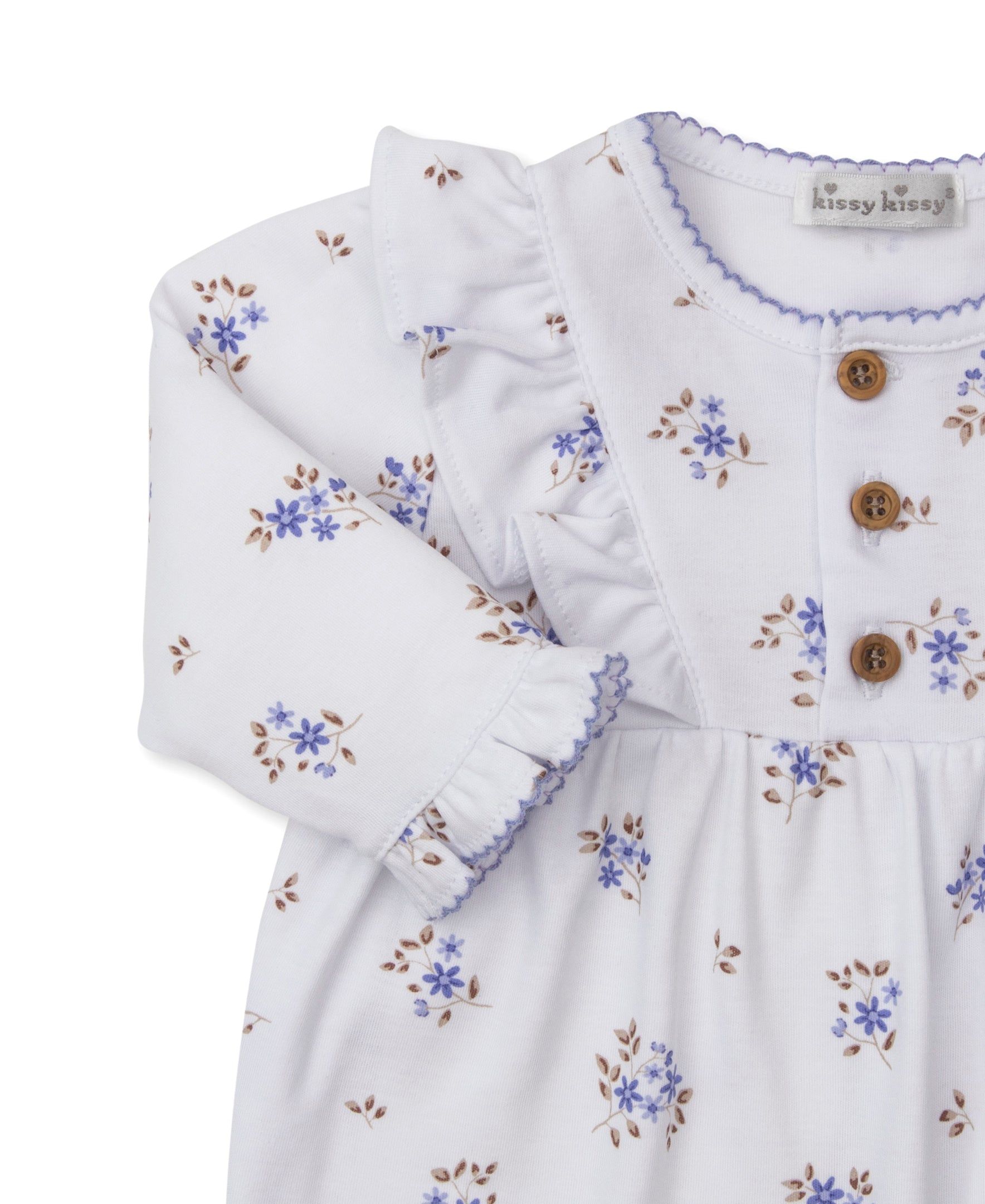 Tiny Blossoms Lilac Playsuit - Kissy Kissy