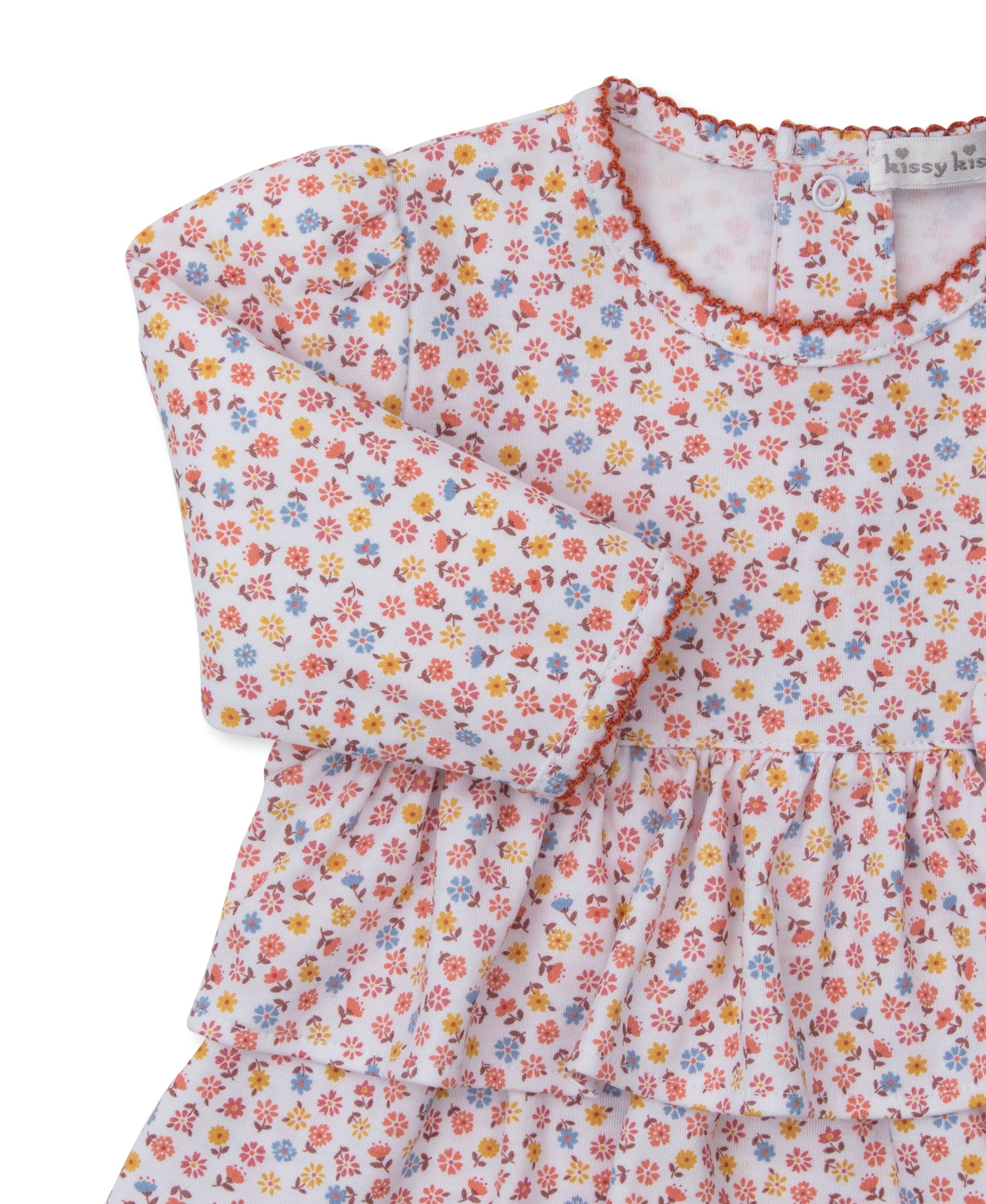 Patchwork Pumpkin Floral Playsuit - Kissy Kissy