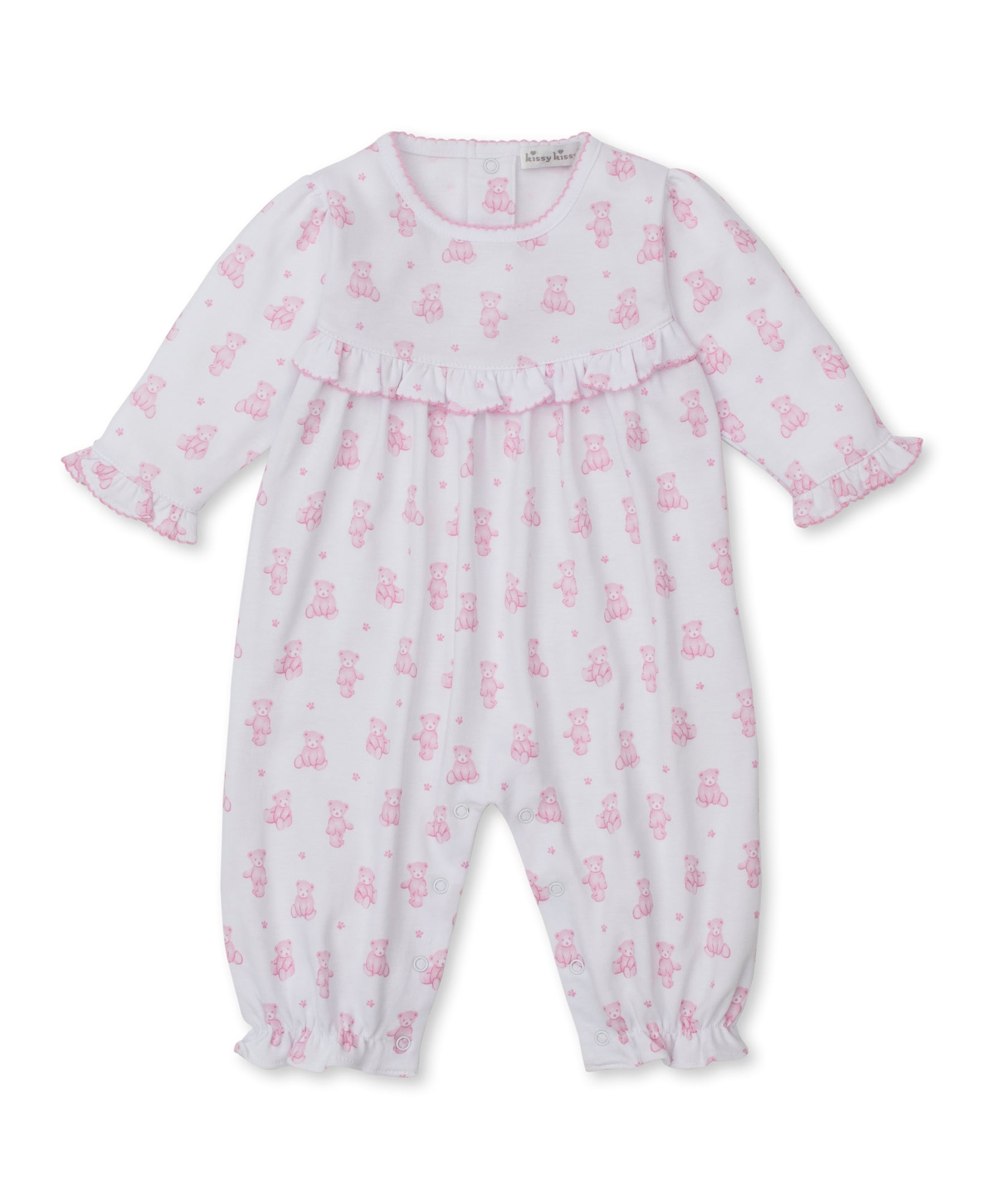 Teddy Bears Pink Playsuit - Kissy Kissy