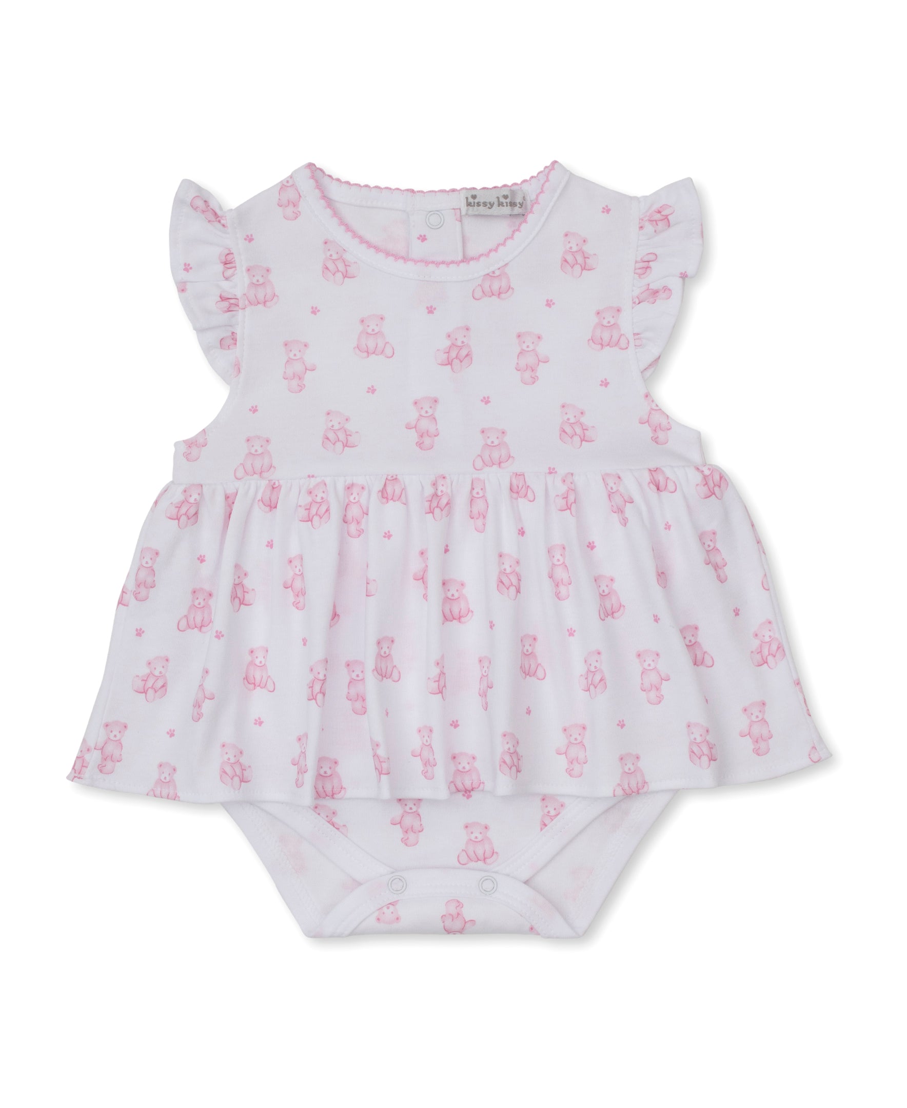 Teddy Bears Pink Bodysuit Dress - Kissy Kissy