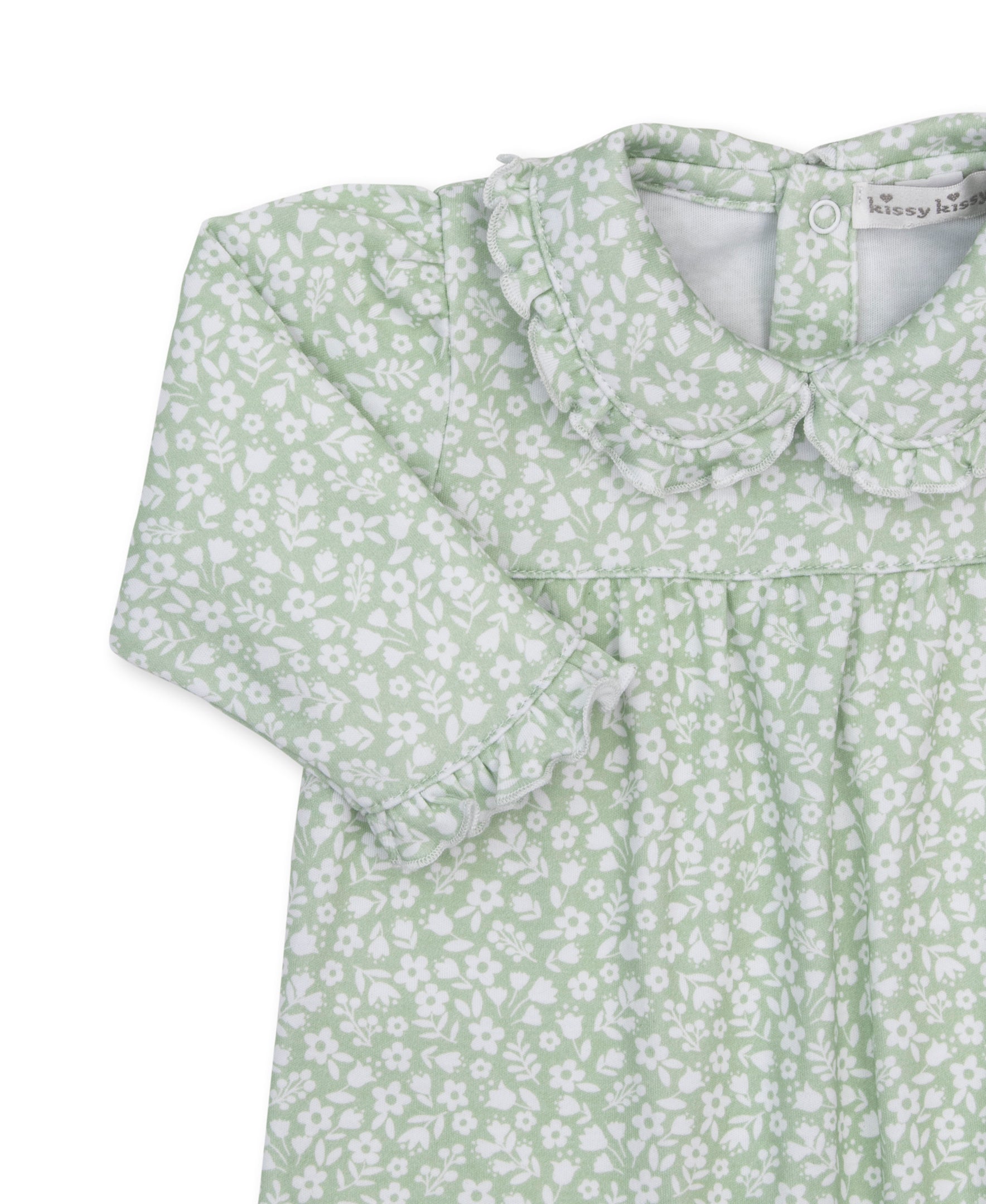 Autumn Meadows Green Playsuit