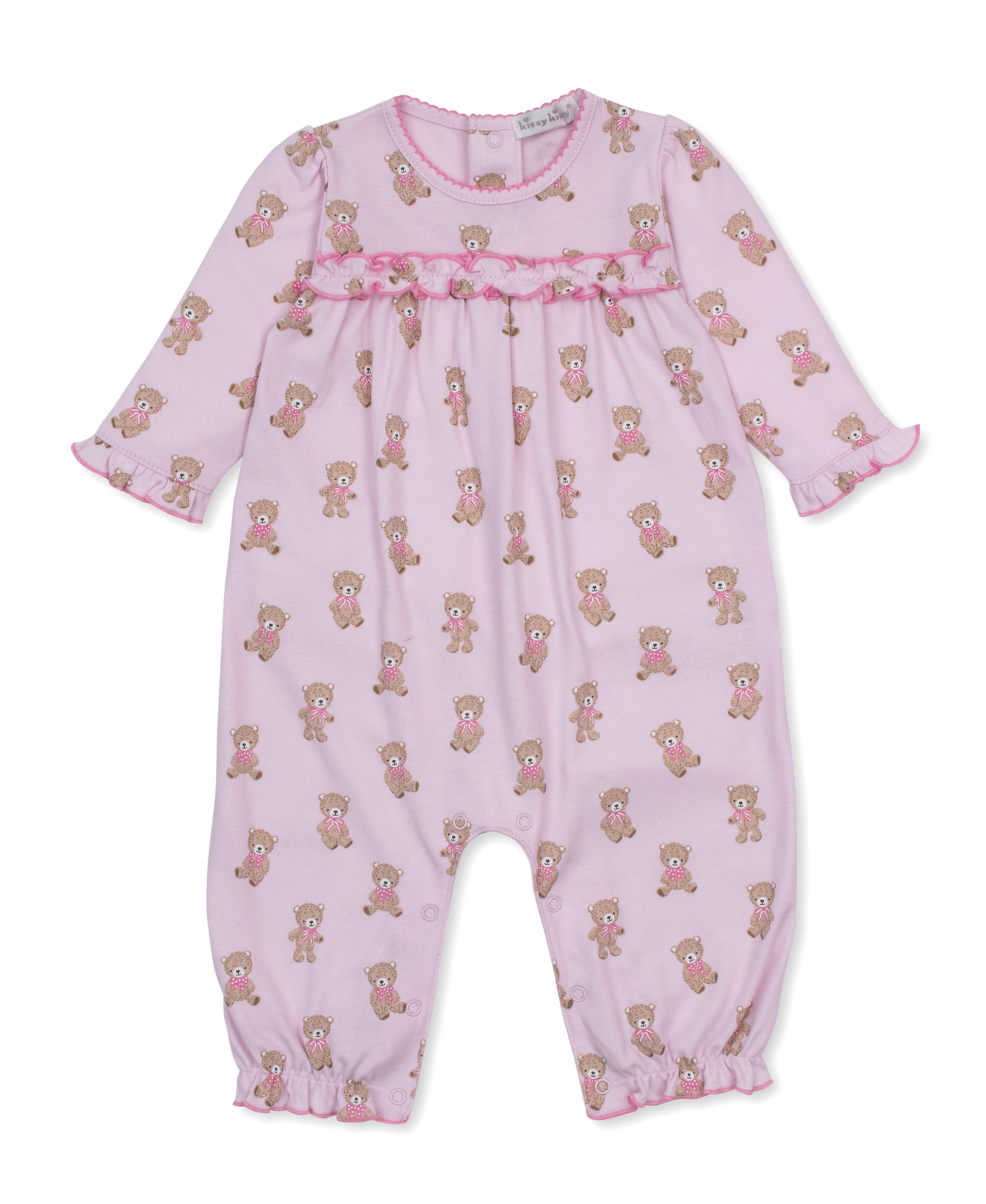 Teddy Bear Club Pink Ruffle Playsuit