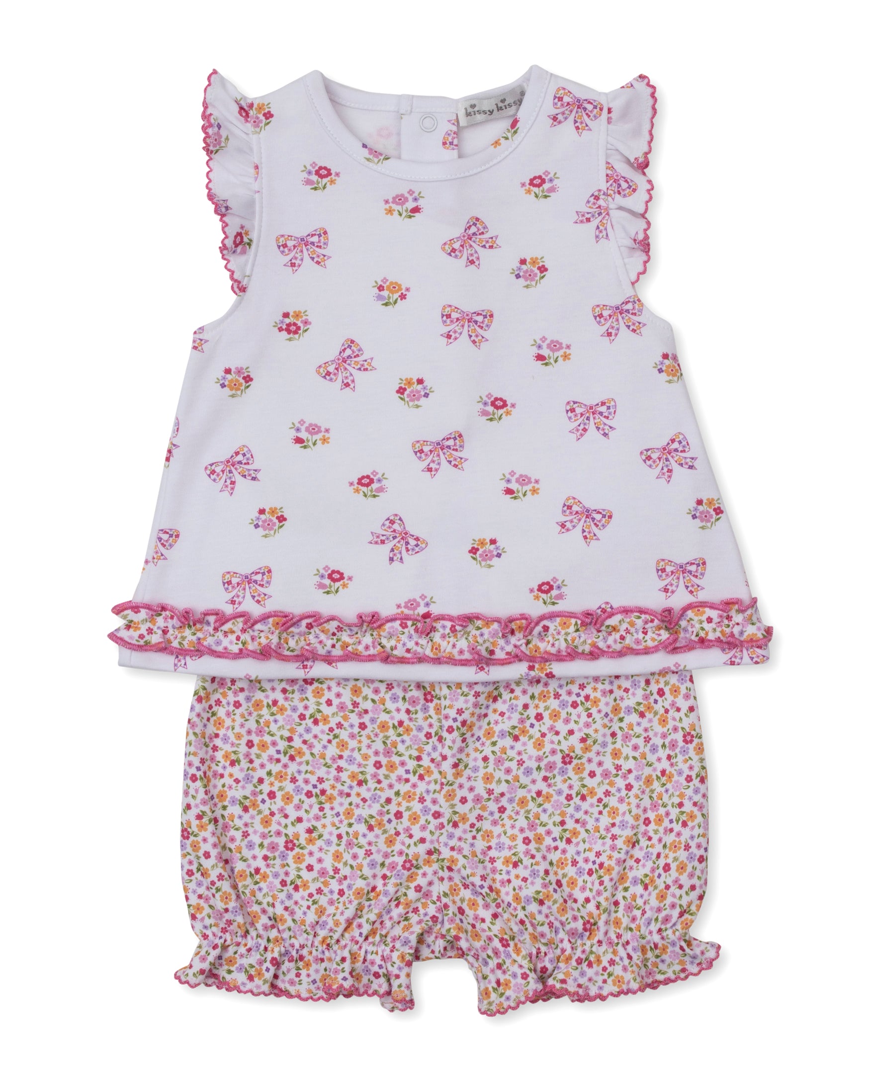 Blossoming Bows Sunsuit Set - Kissy Kissy