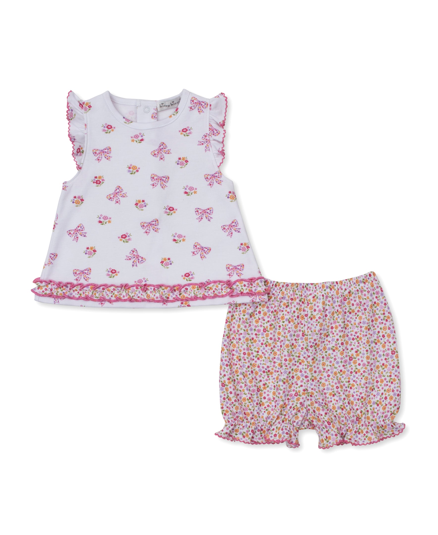 Blossoming Bows Sunsuit Set - Kissy Kissy