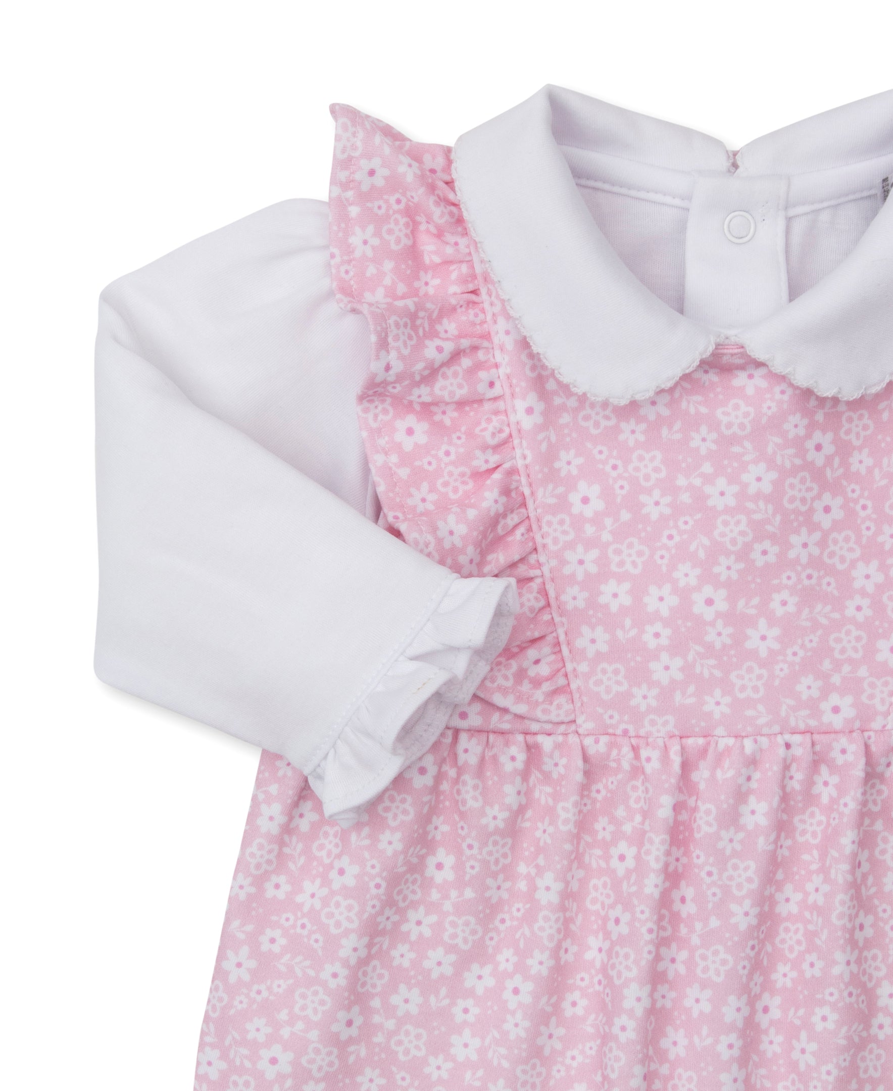 Fall in Bloom Pink Overall Set - Kissy Kissy