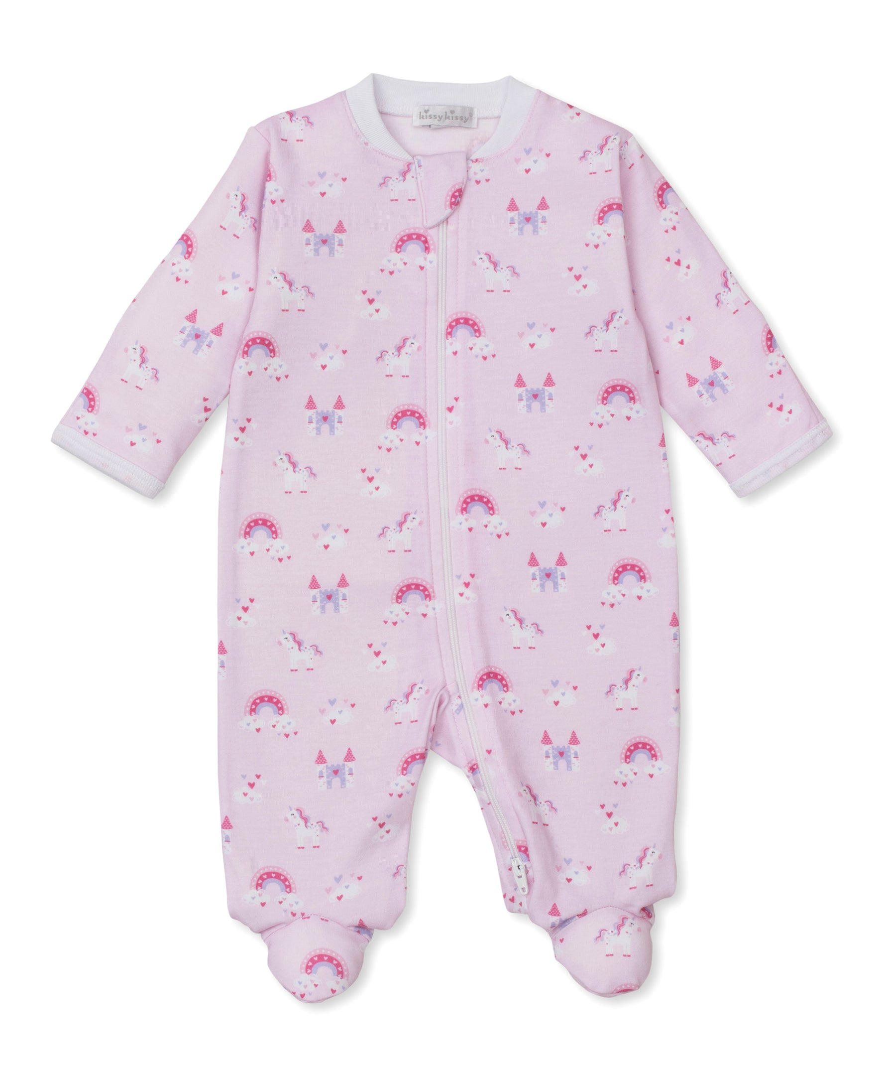 Unicorn Dreamland Zip Footie - Kissy Kissy