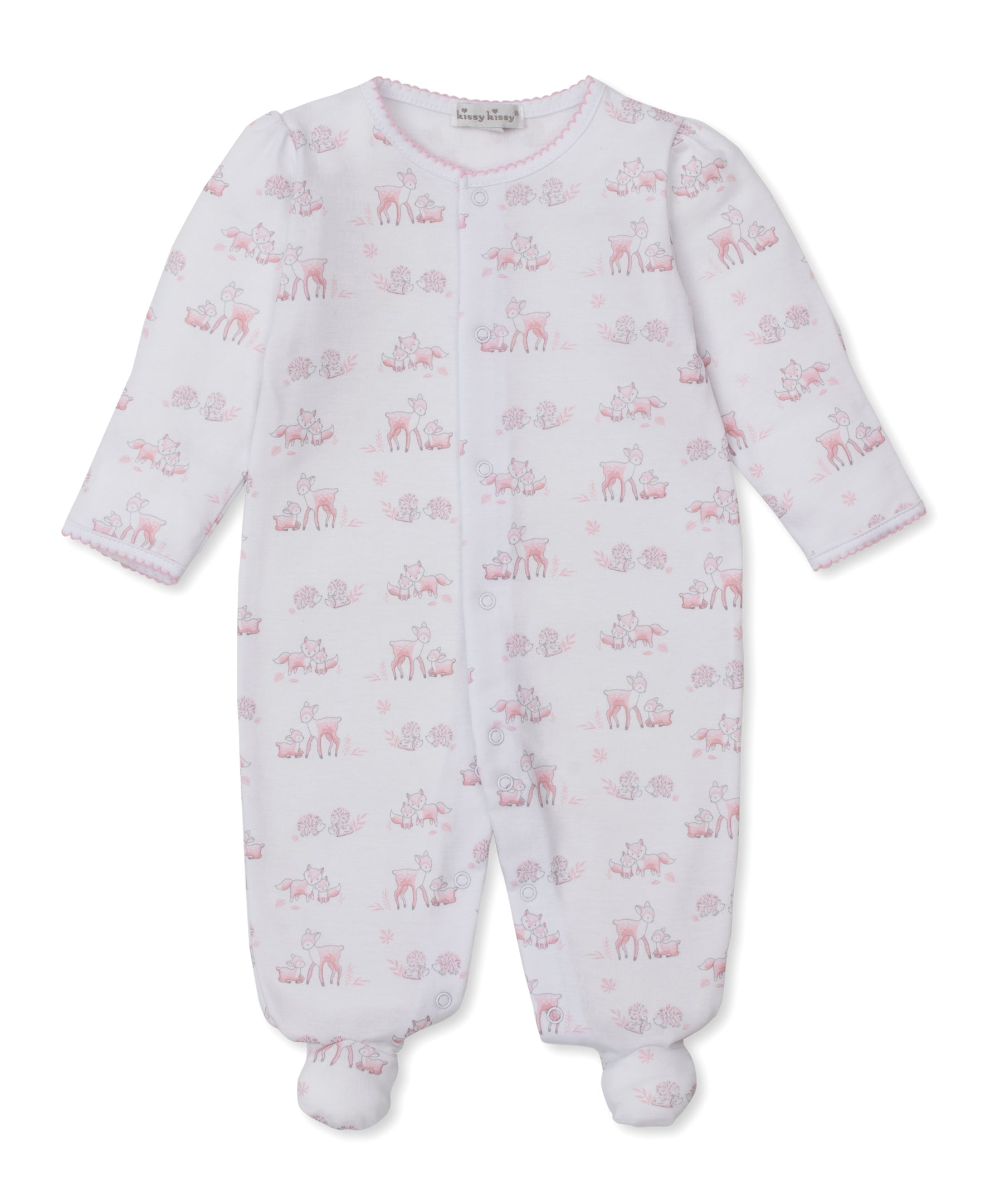 Forest Fanfare Pink Footie - Kissy Kissy