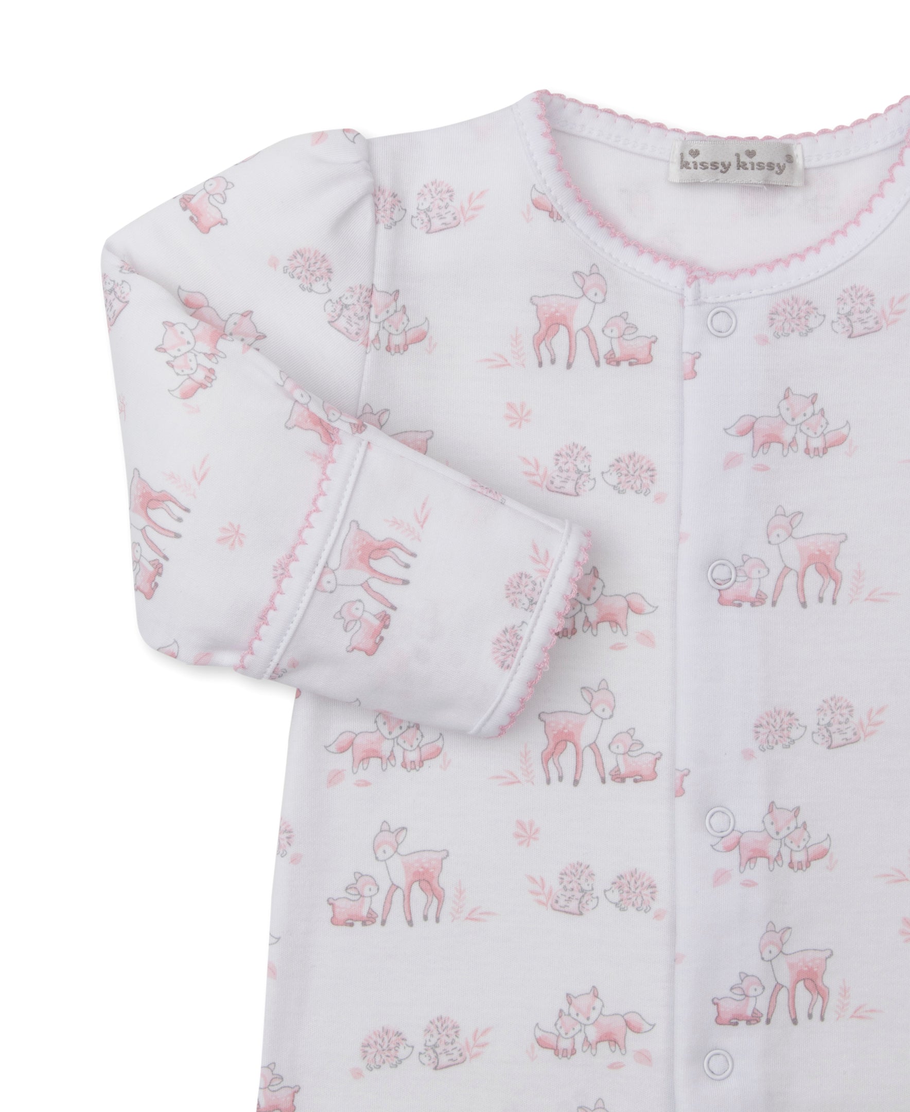 Forest Fanfare Pink Footie - Kissy Kissy