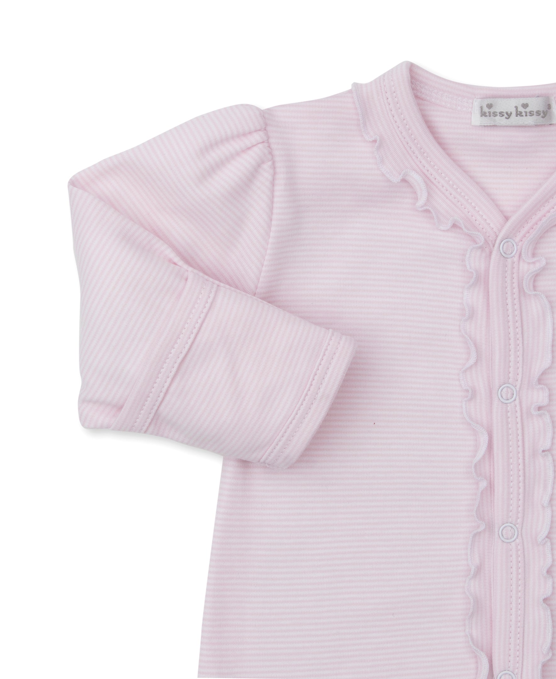 Pink Jungle Safari Stripe Footie - Kissy Kissy