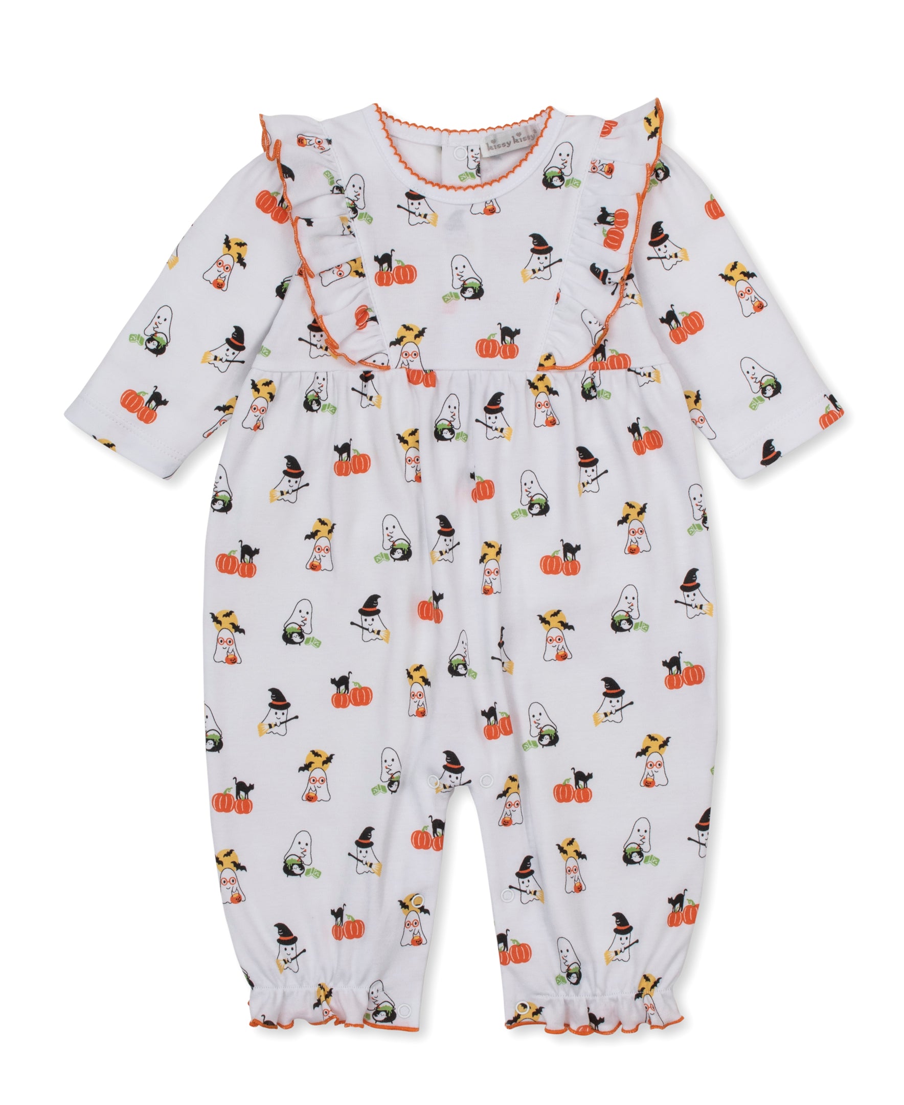 Halloween Ghosts Ruffle Playsuit