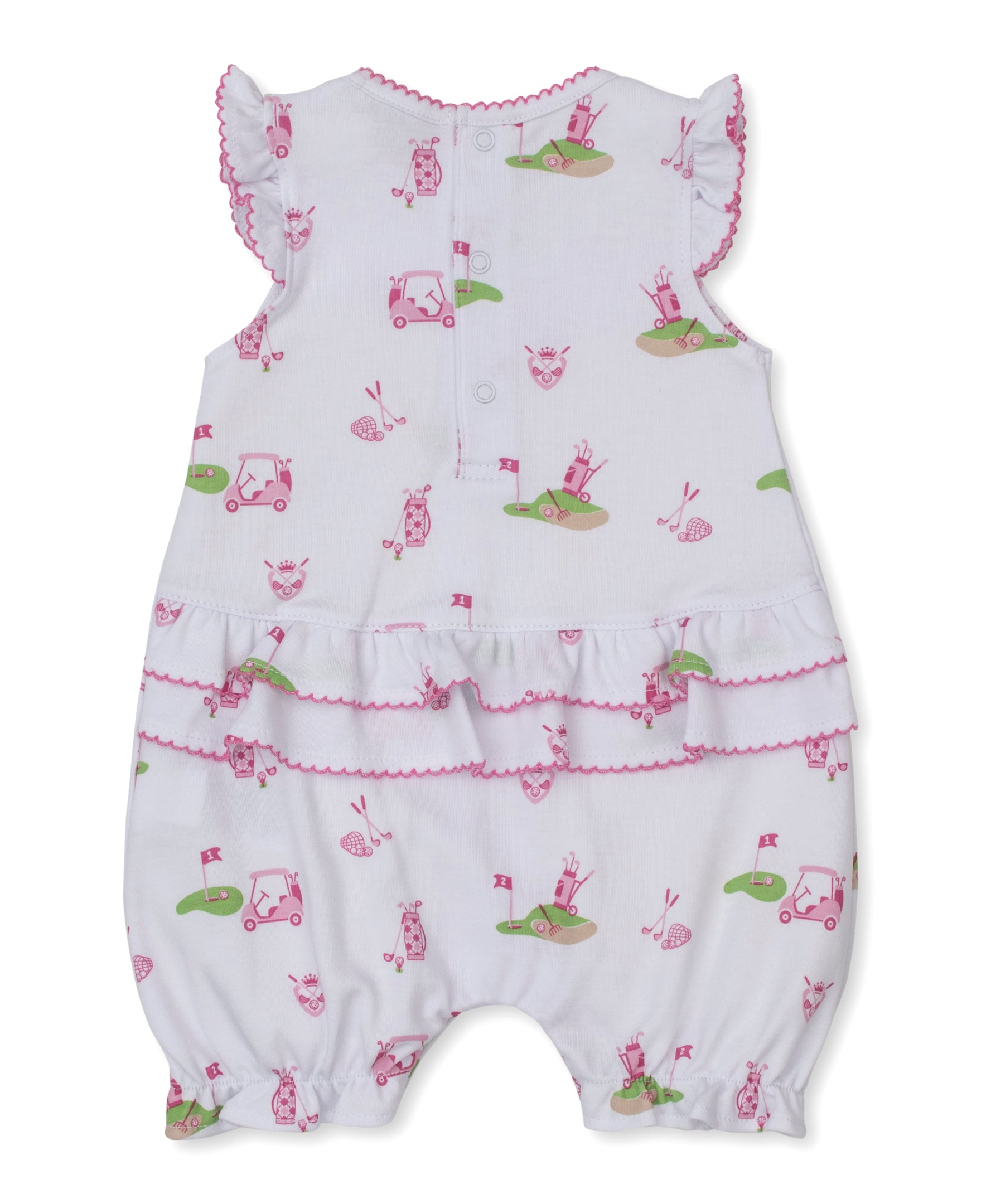 Golf Championship Pink Short Playsuit - Kissy Kissy