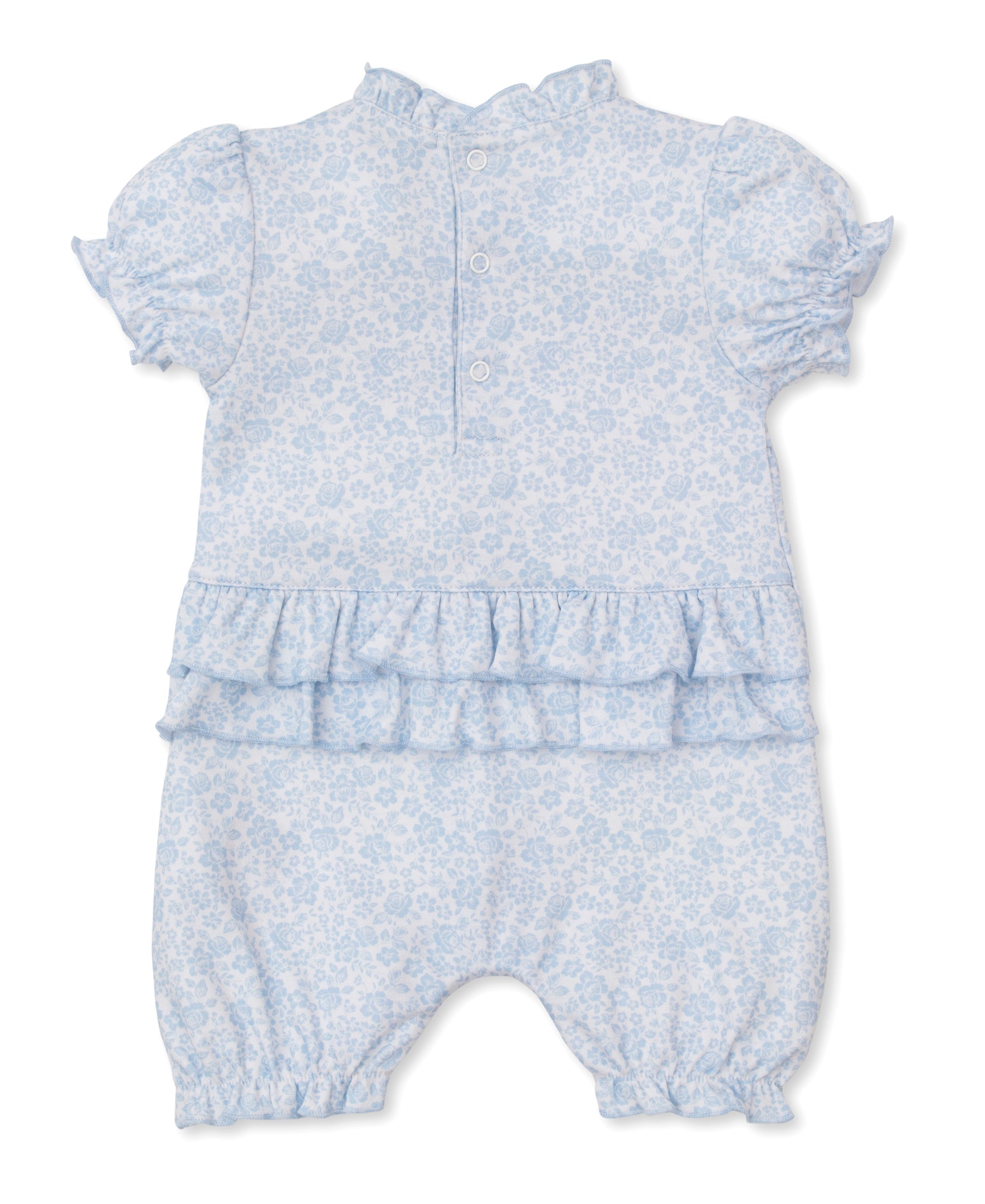 Country Gardens Blue Short Playsuit