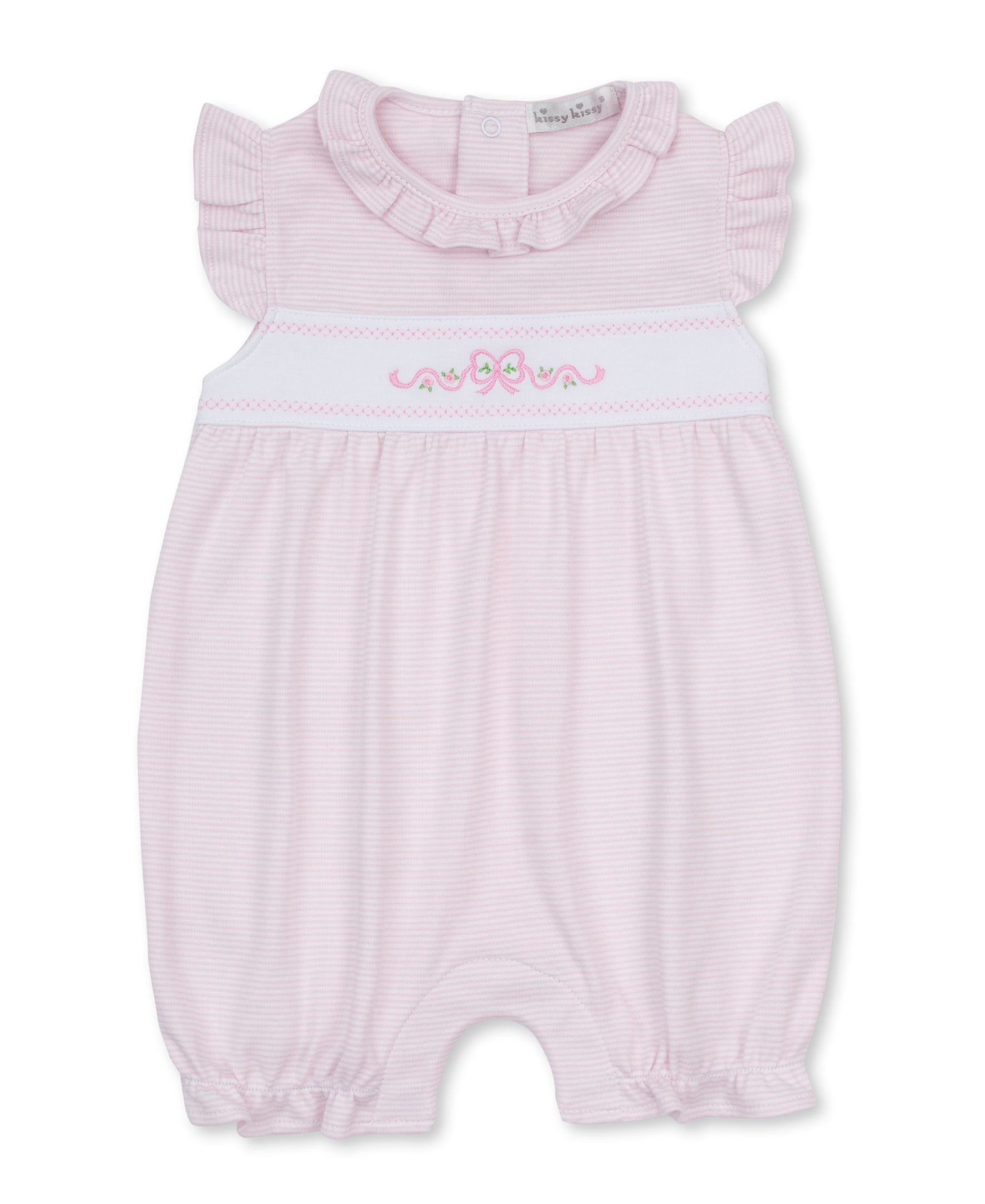 Classic Treasures FA26 Pink Stripe Short Playsuit