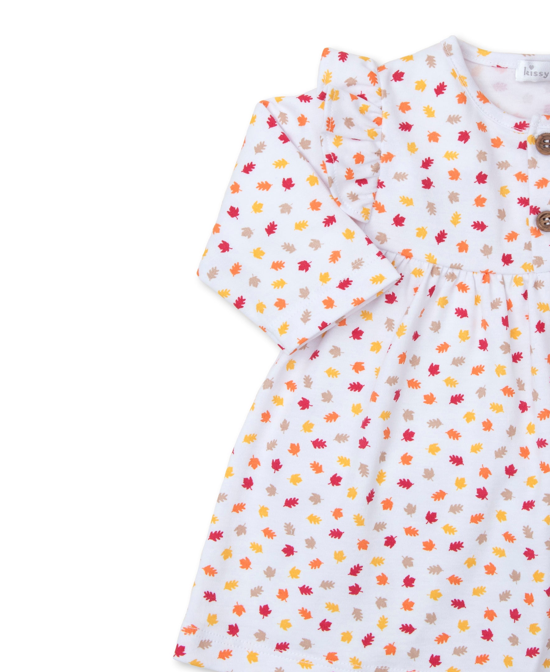 Turkey Time Leaves Dress Set - Kissy Kissy
