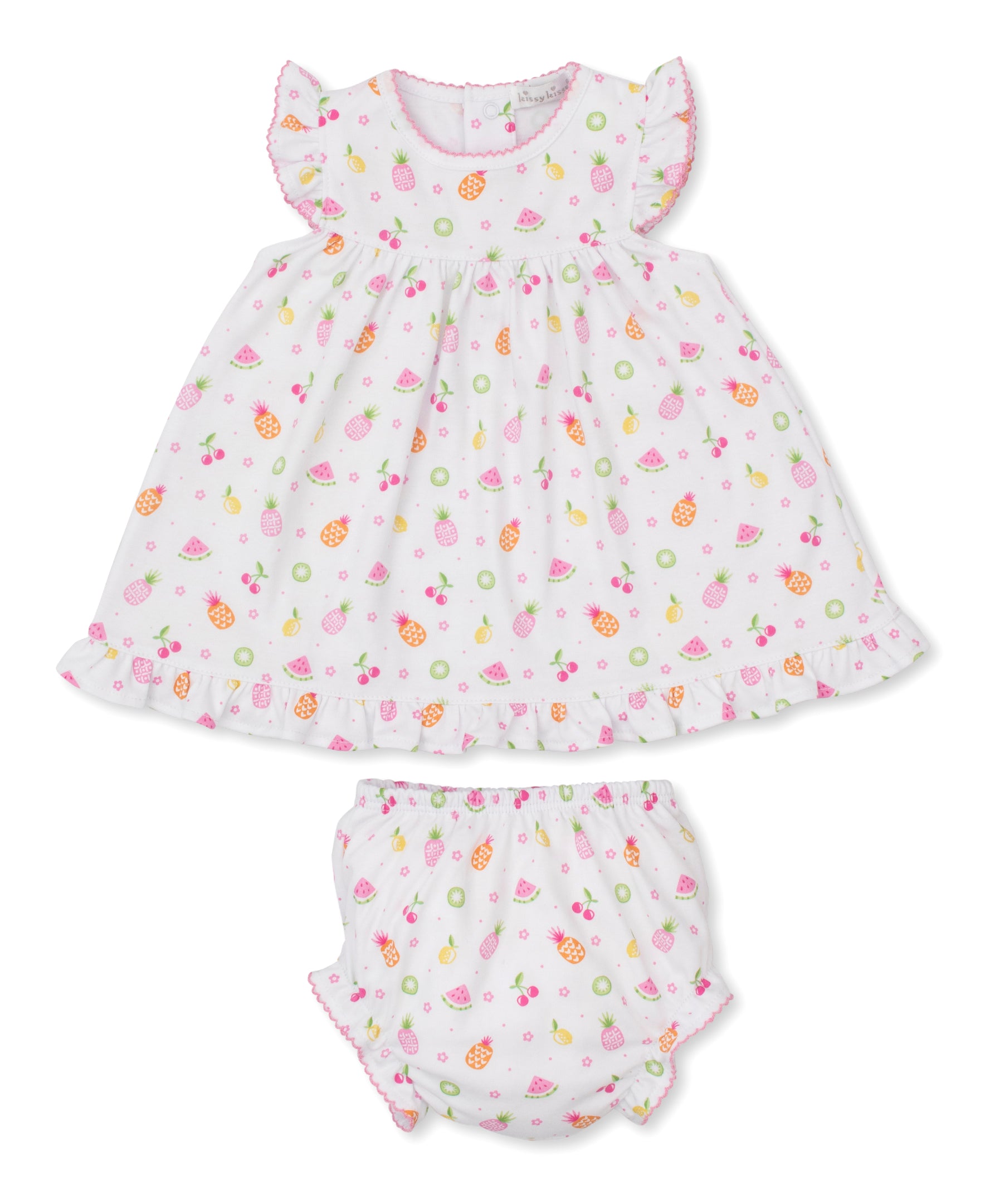 Fruit Fiesta White Dress Set - Kissy Kissy