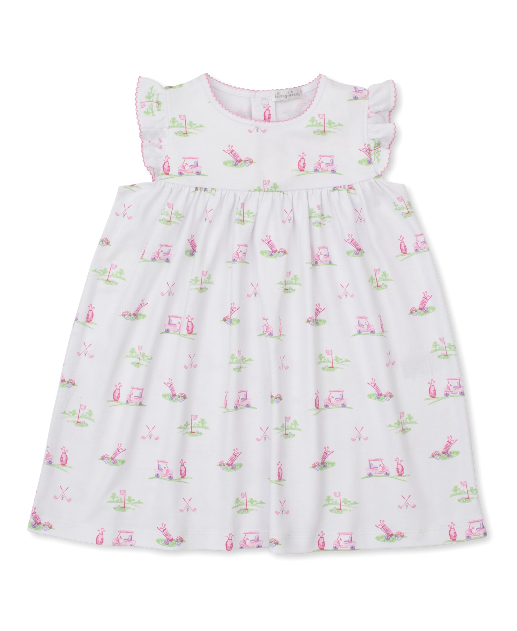 Fairway Foursome Pink Toddler Dress - Kissy Kissy