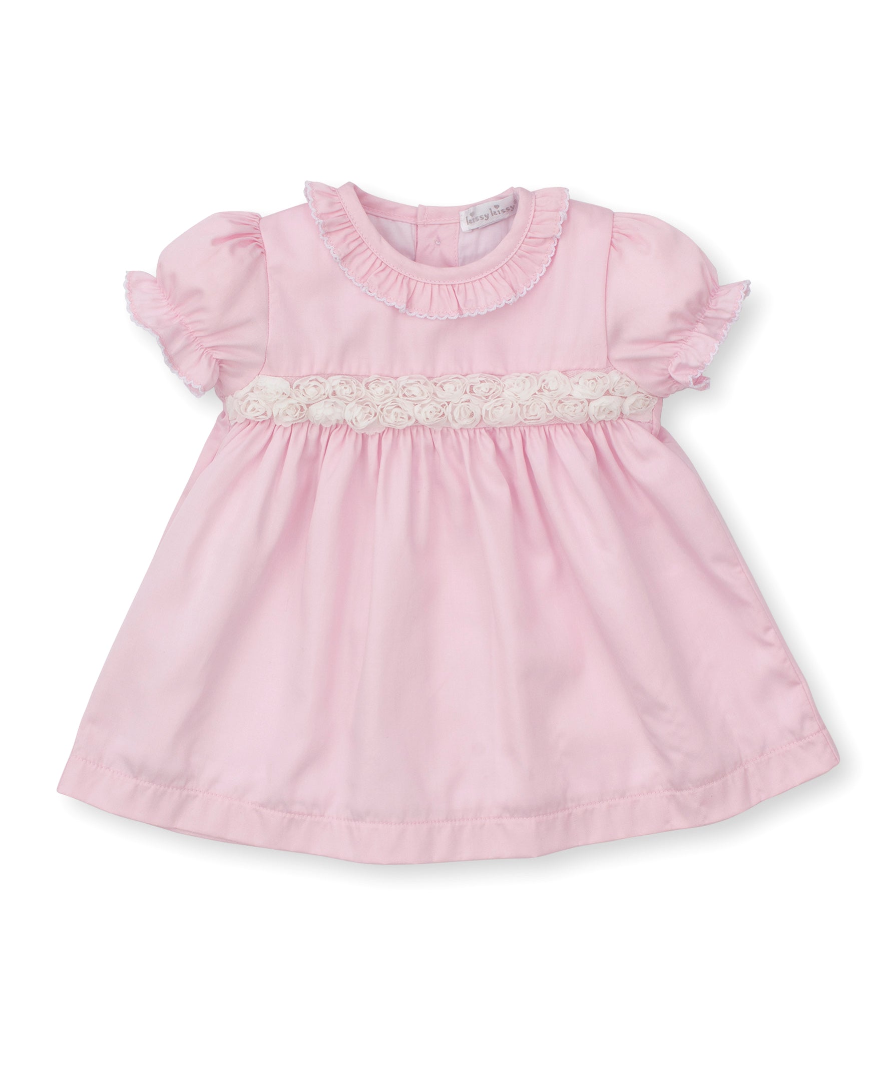 Miniature Roses Pink Woven Dress - Kissy Kissy