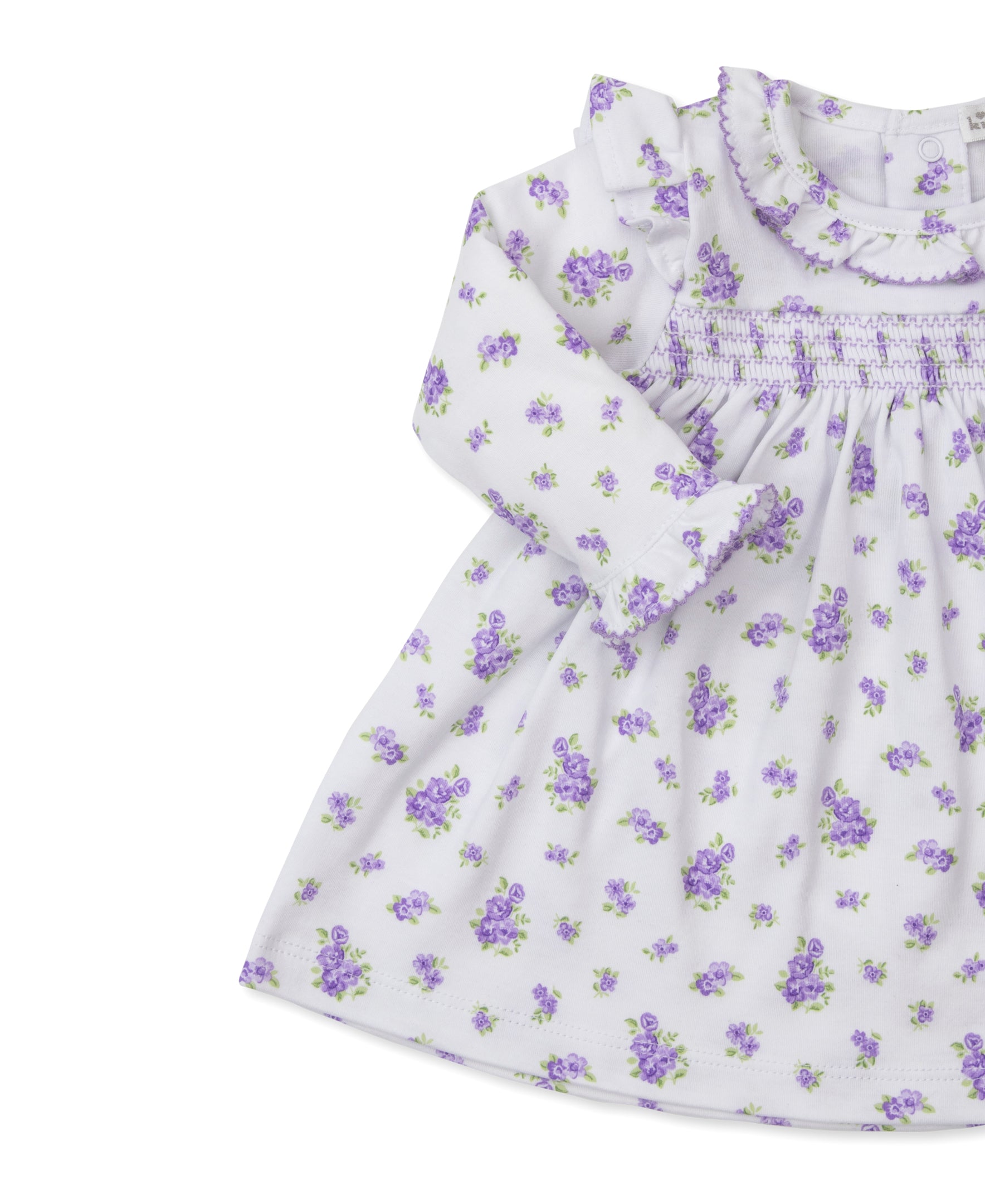 Roses and Blooms Lilac Smocked Dress Set - Kissy Kissy