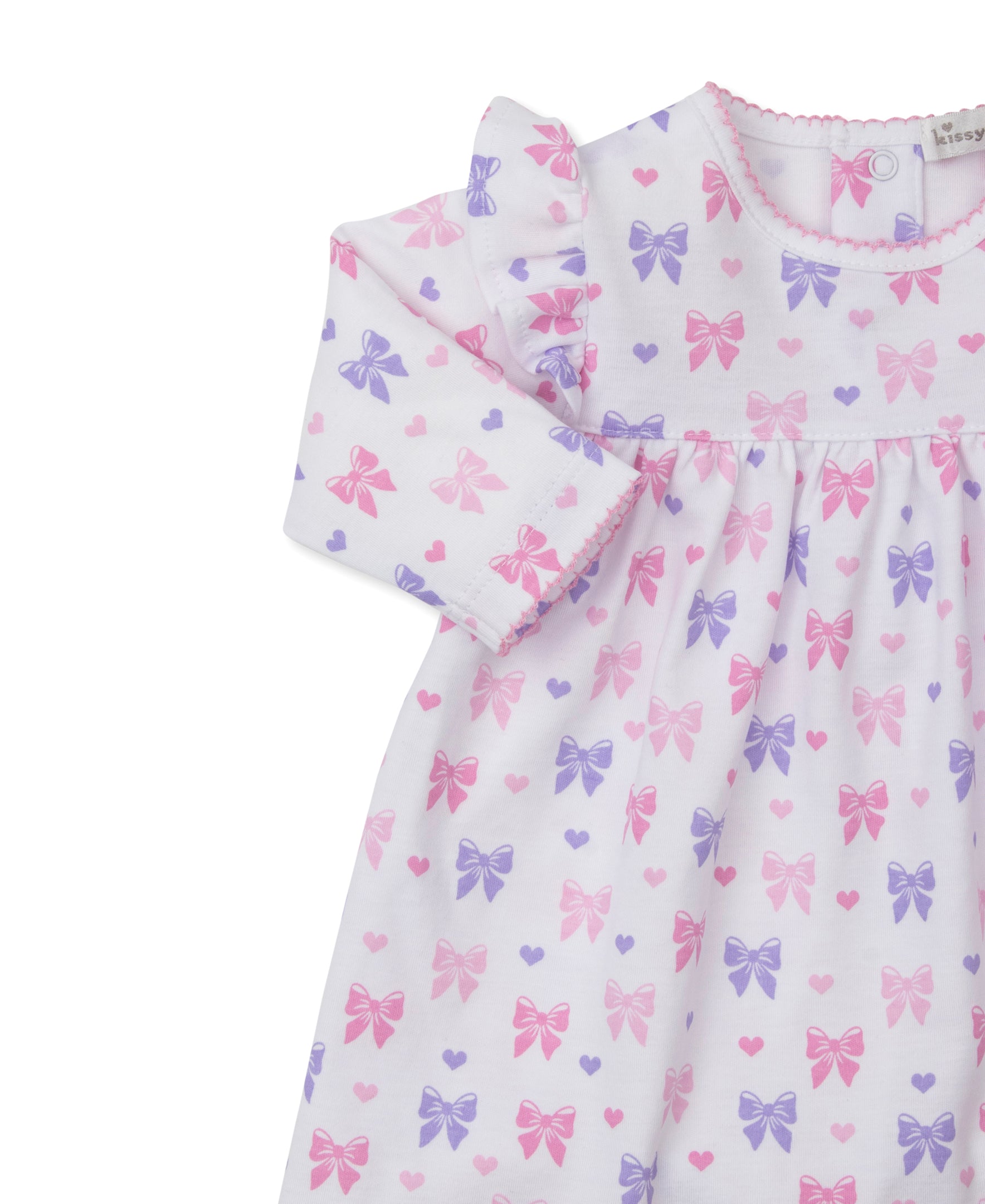 Billowy Bows White Legging Dress Set - Kissy Kissy