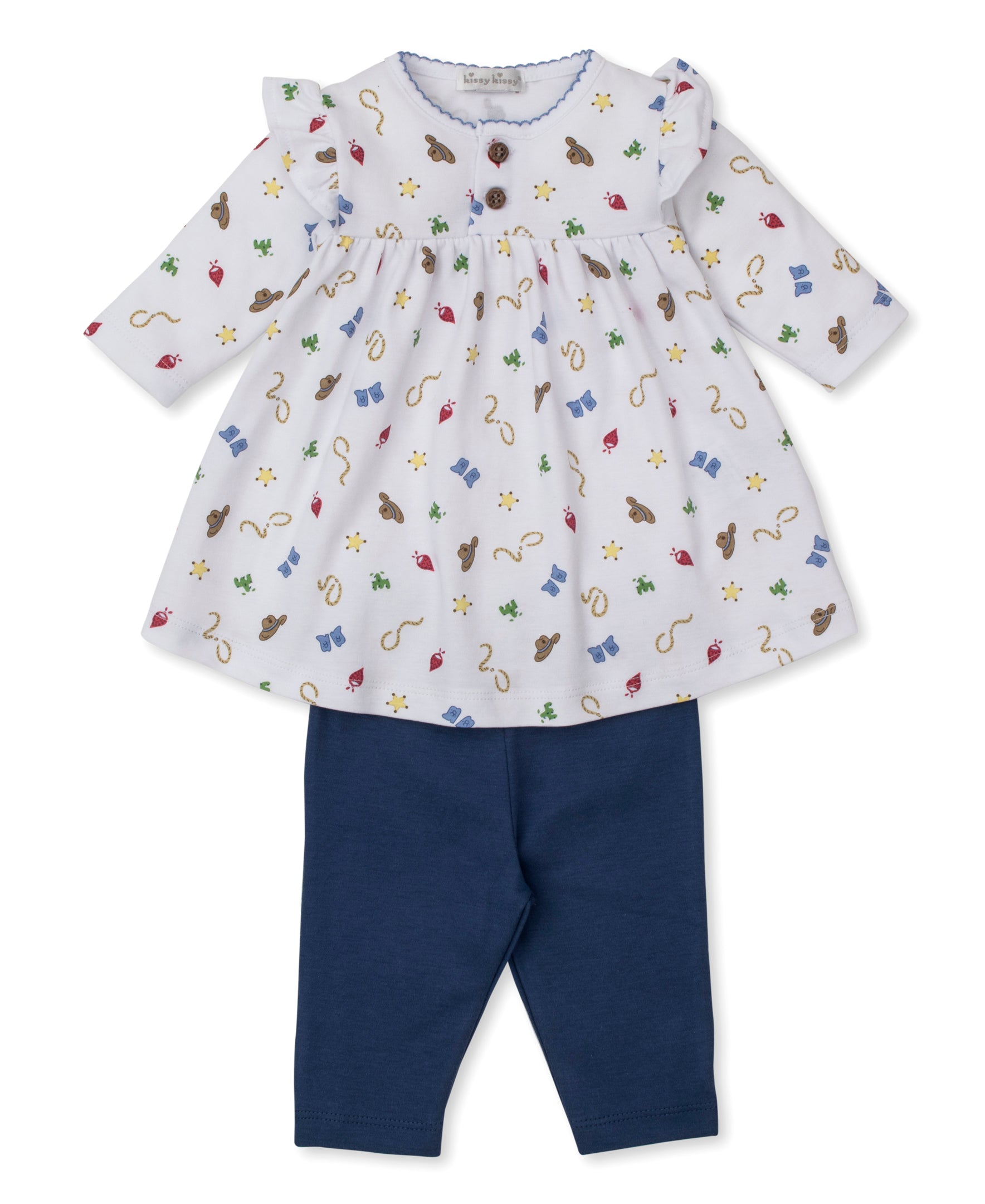 Western Cowboy Legging Dress Set - Kissy Kissy