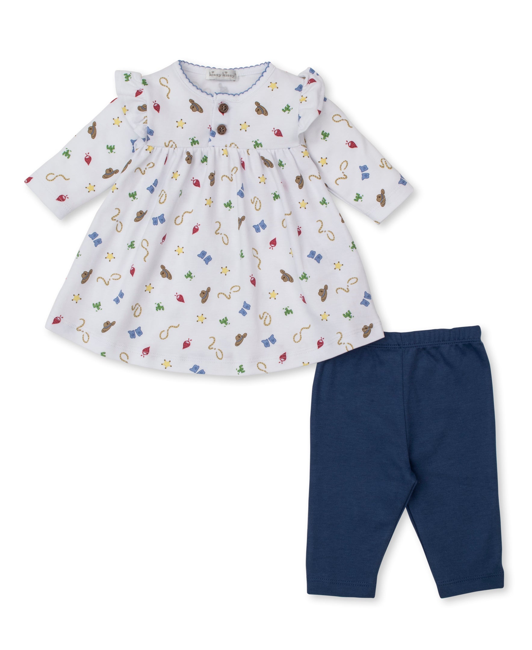 Western Cowboy Legging Dress Set - Kissy Kissy
