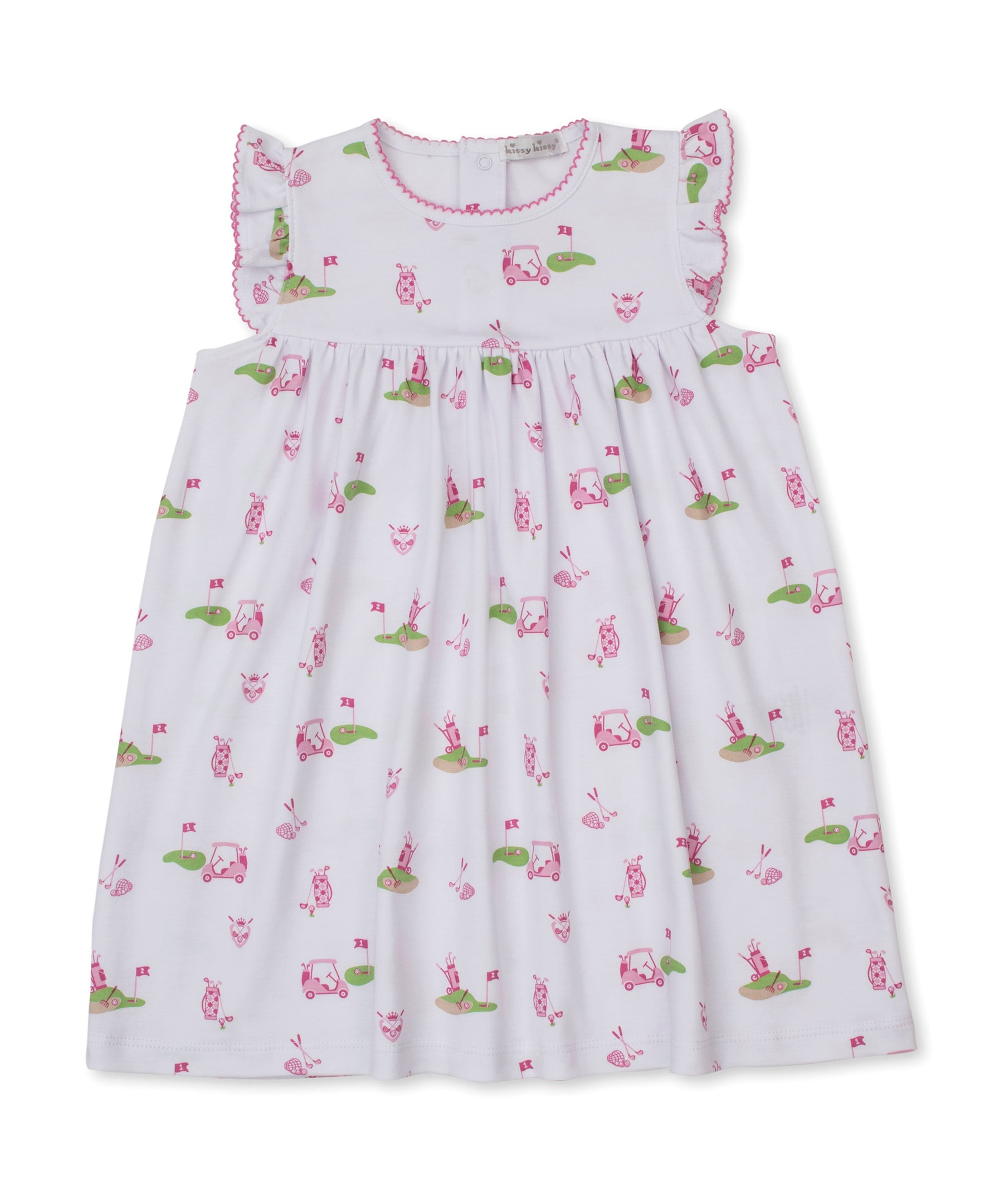 Golf Championship Pink Toddler Dress - Kissy Kissy