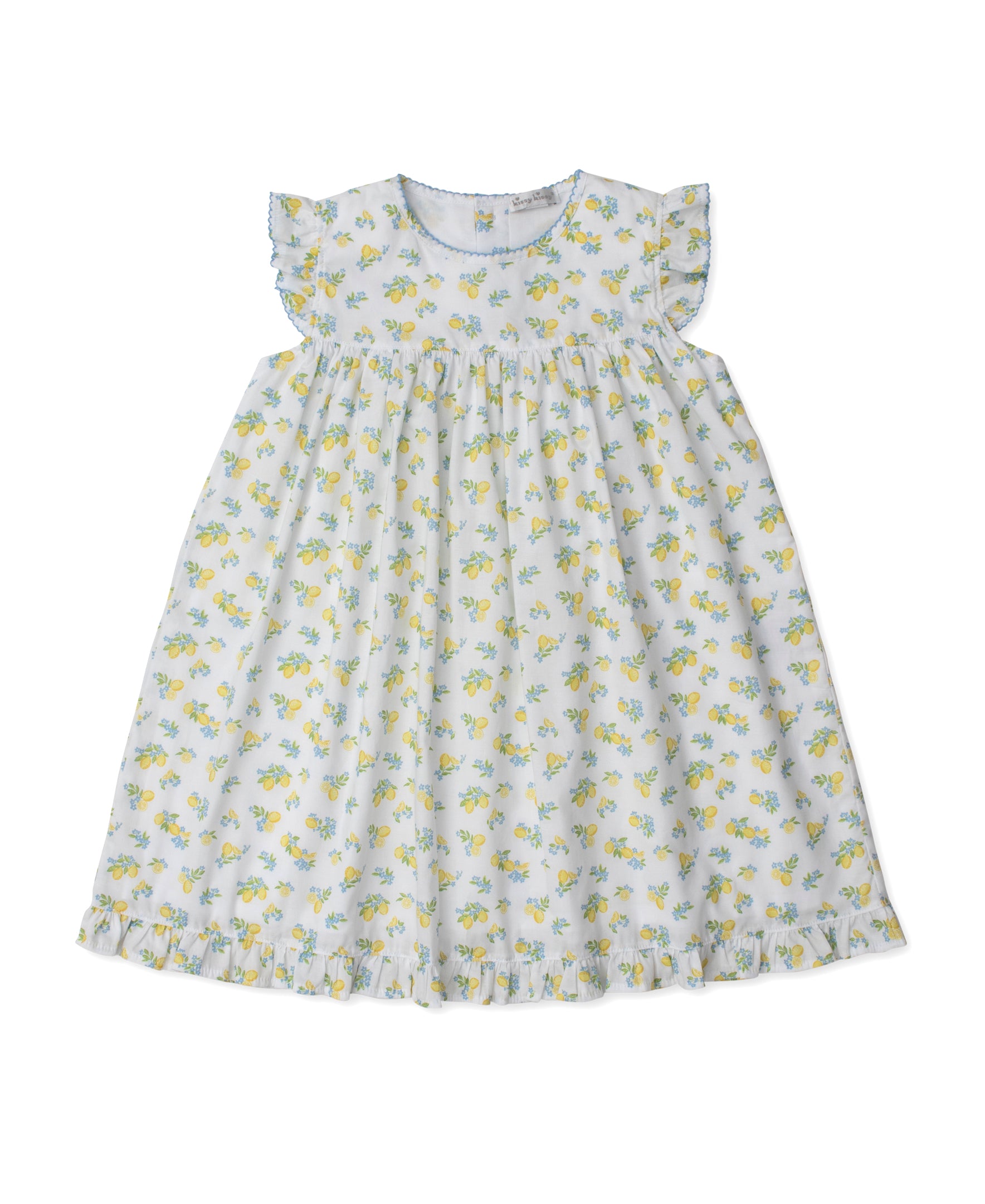 Lemon Blossoms Woven Toddler Dress - Kissy Kissy