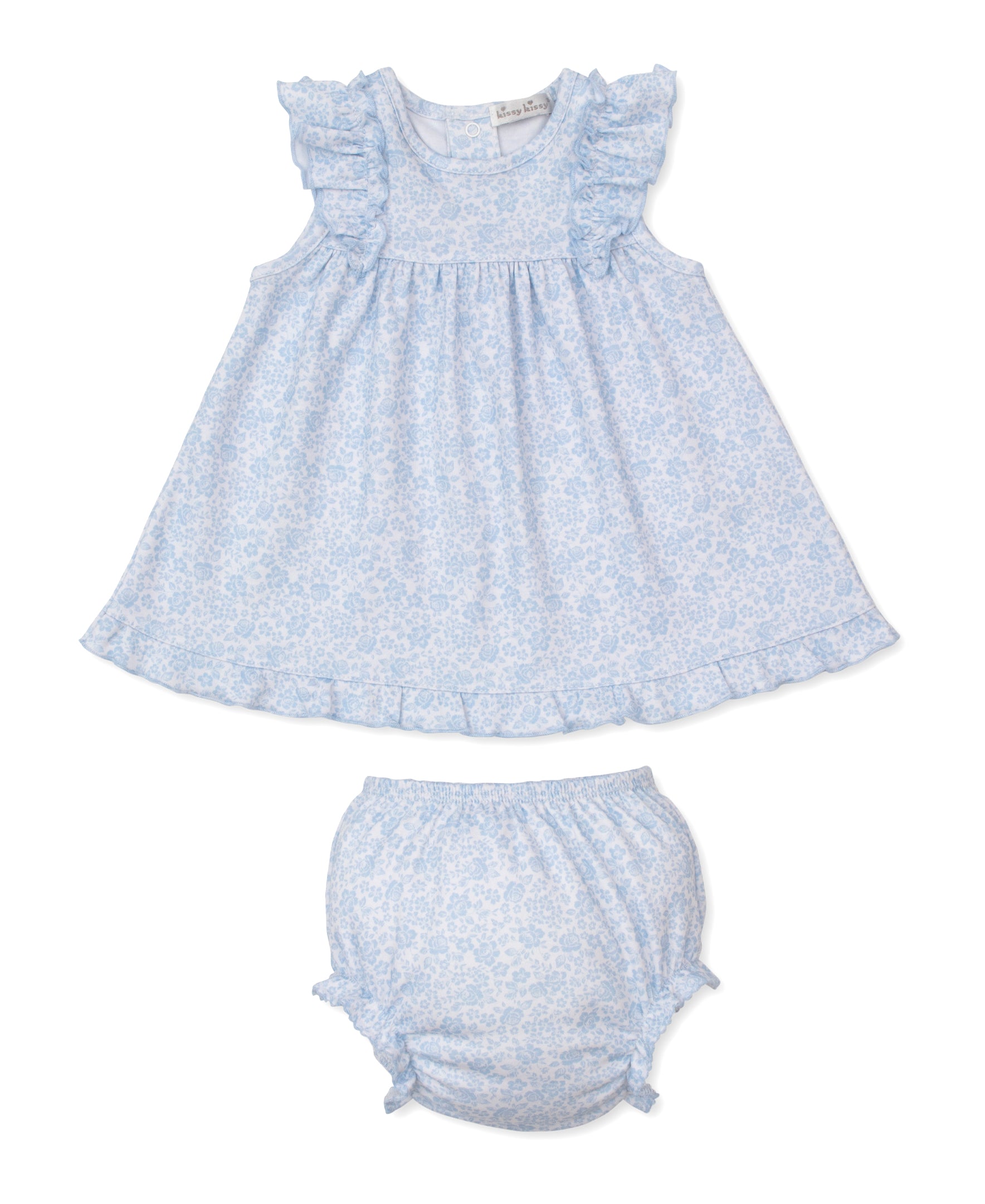 Country Gardens Blue Dress Set