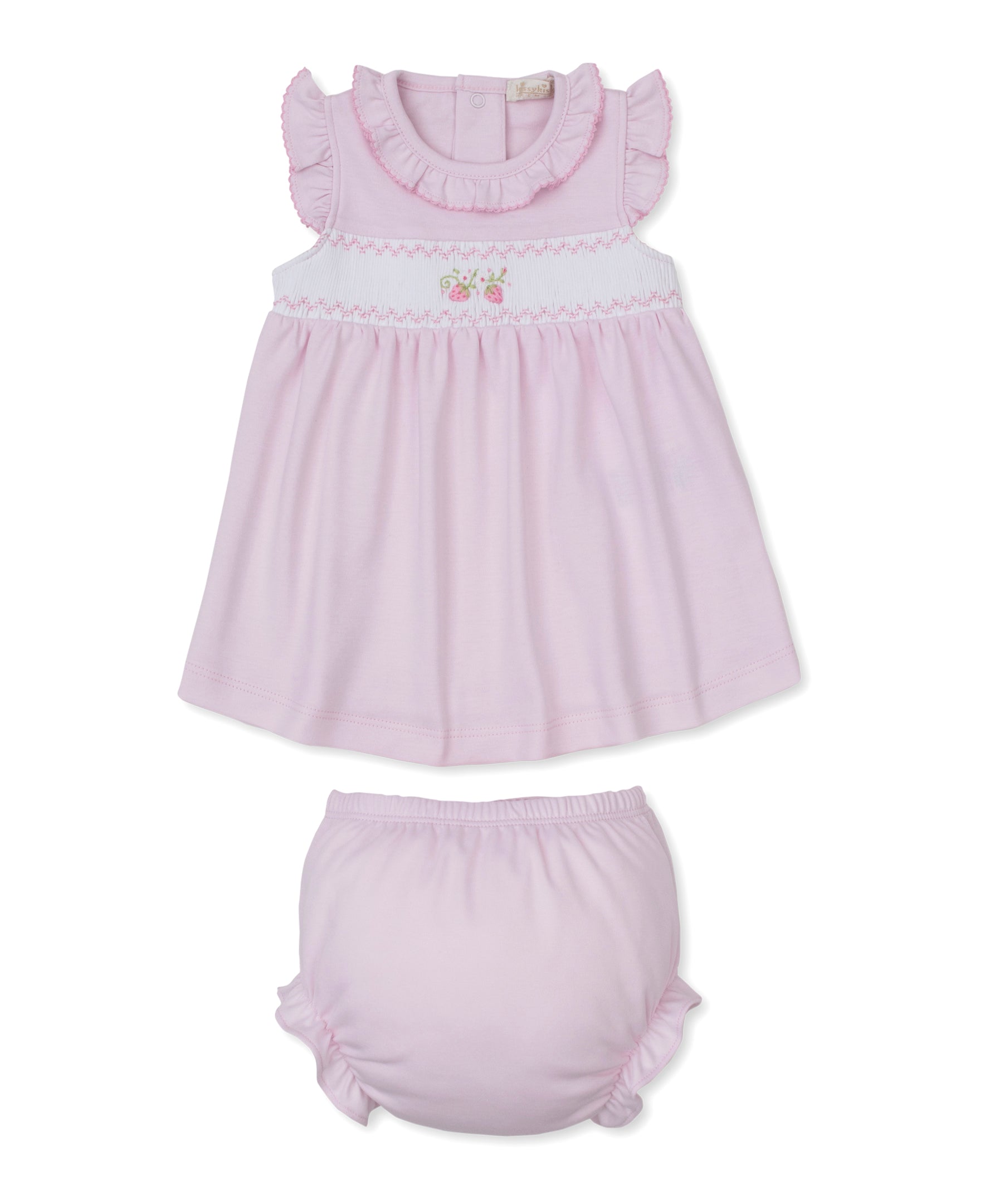 CLB Summer Medley 26 Pink Hand Smocked Dress Set - Kissy Kissy