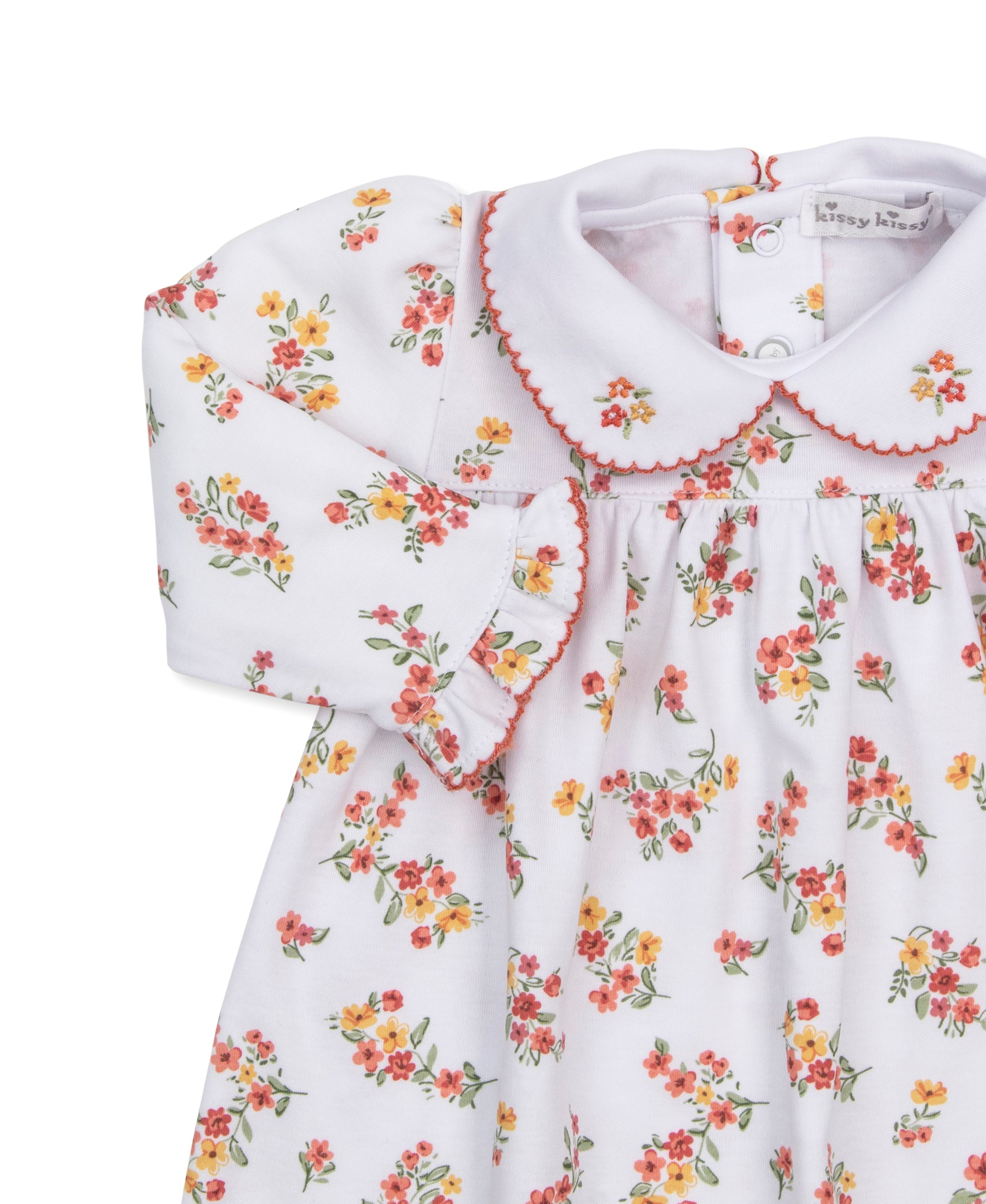 Fall Floral Garden Smocked Dress Set - Kissy Kissy