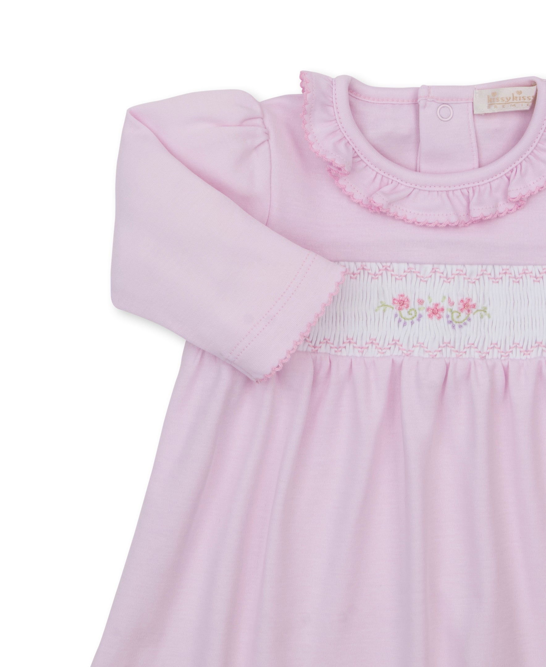 CLB Fall Medley 26 Pink Hand Smocked Dress Set - Kissy Kissy