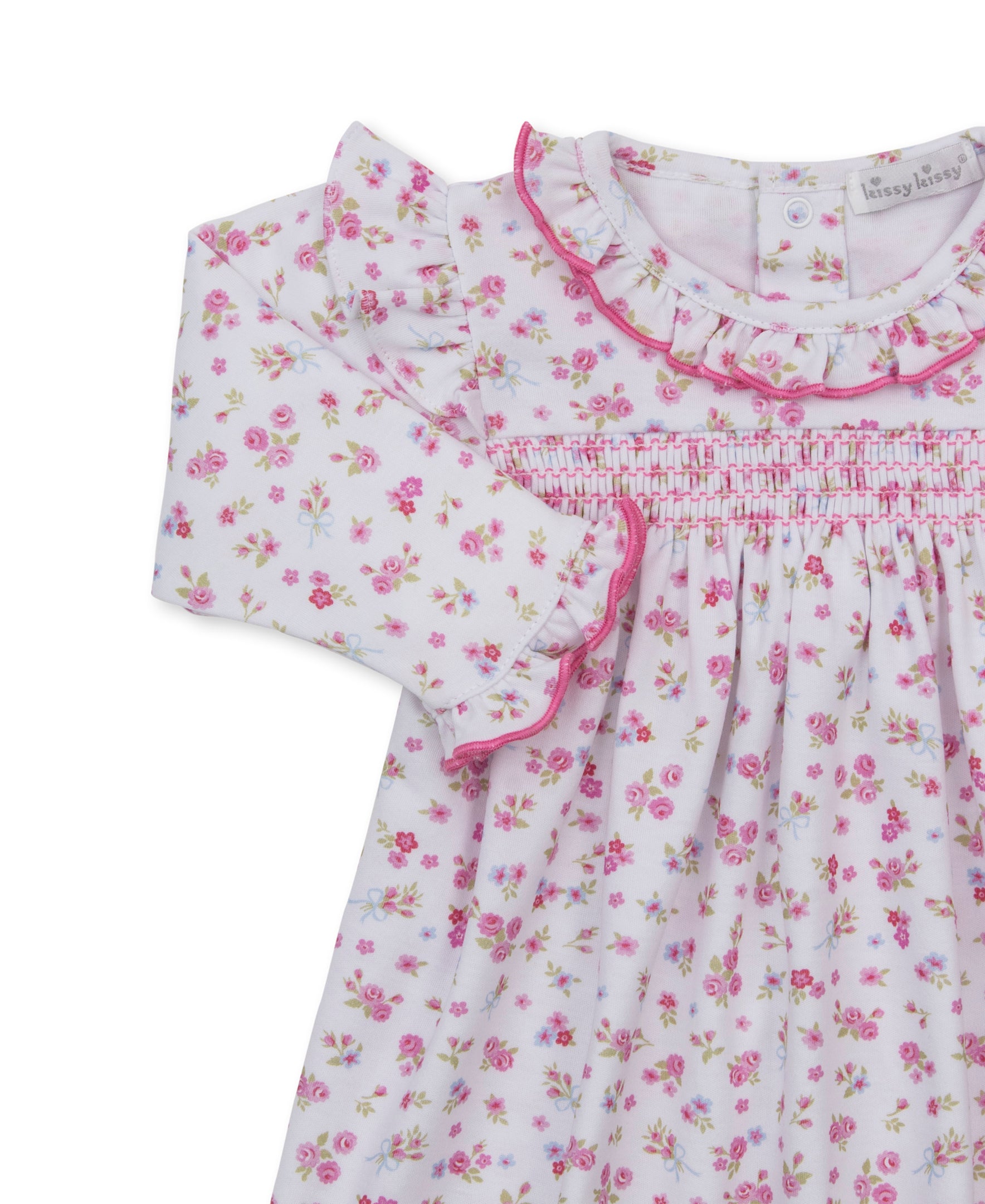 Rose Renaissance Floral Smocked Dress Set - Kissy Kissy