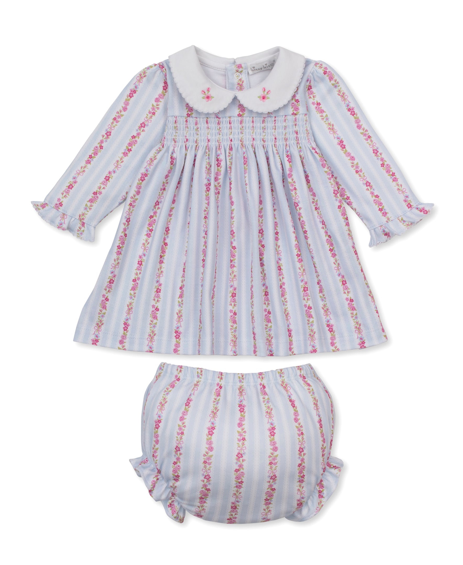 Rose Renaissance Smocked Dress Set - Kissy Kissy