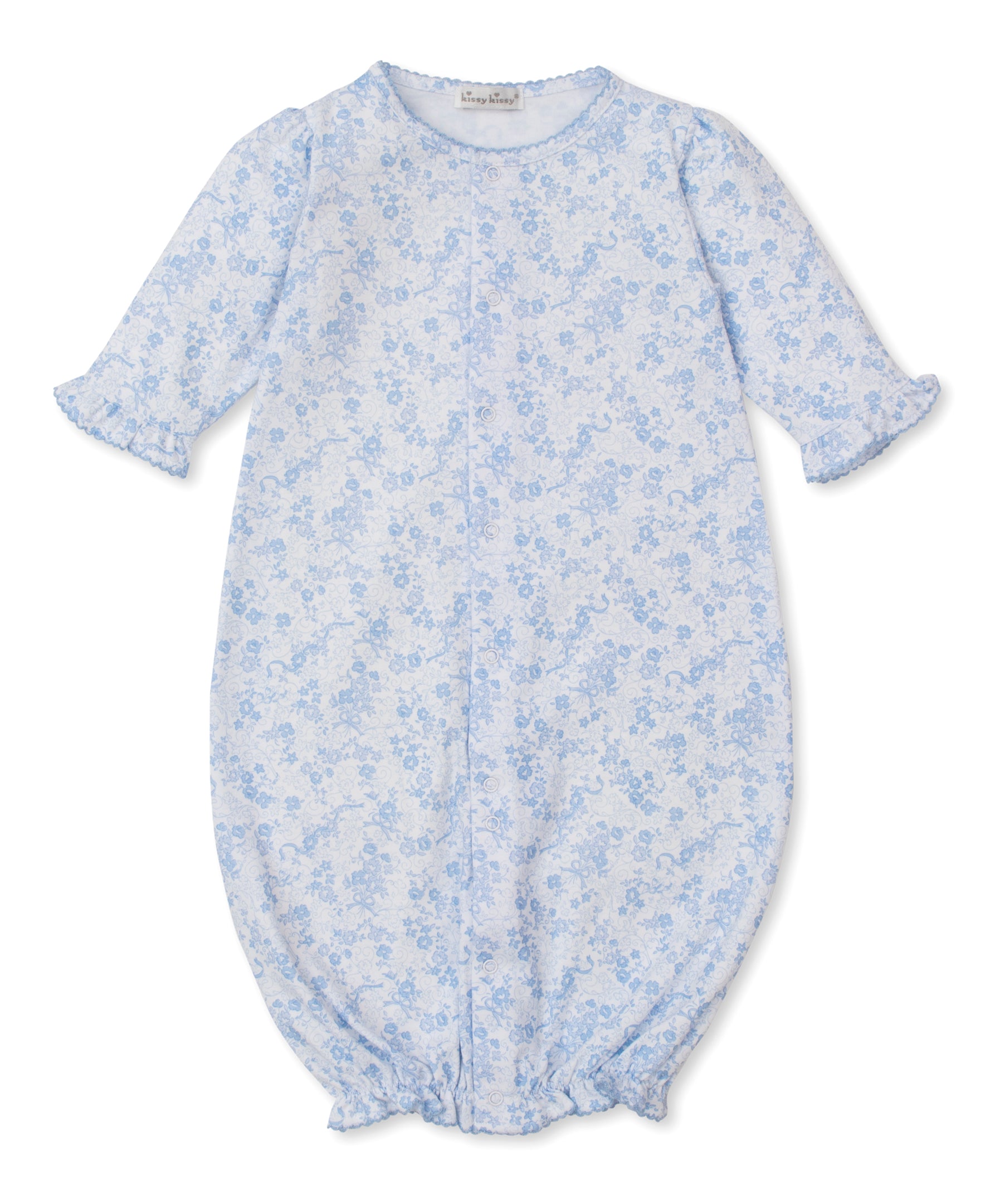 Old English Roses Blue Convertible Gown - Kissy Kissy