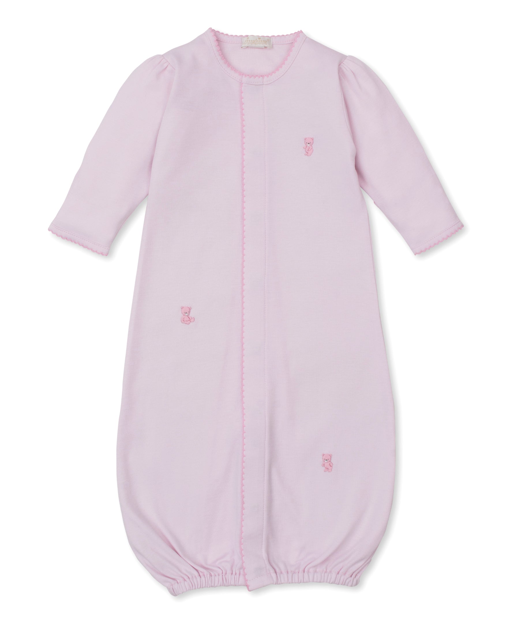 SCE Teddy Bear Time Pink Hand Emb. Conv. Gown - Kissy Kissy