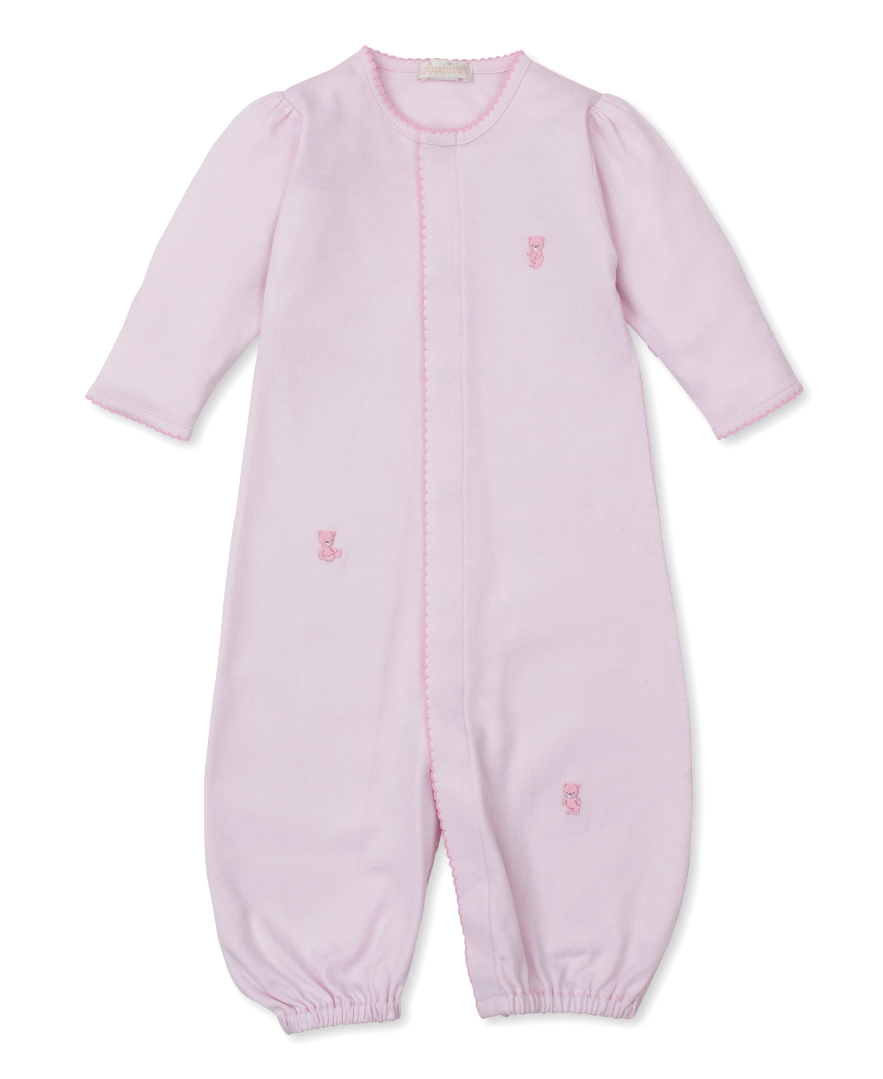 SCE Teddy Bear Time Pink Hand Emb. Conv. Gown - Kissy Kissy
