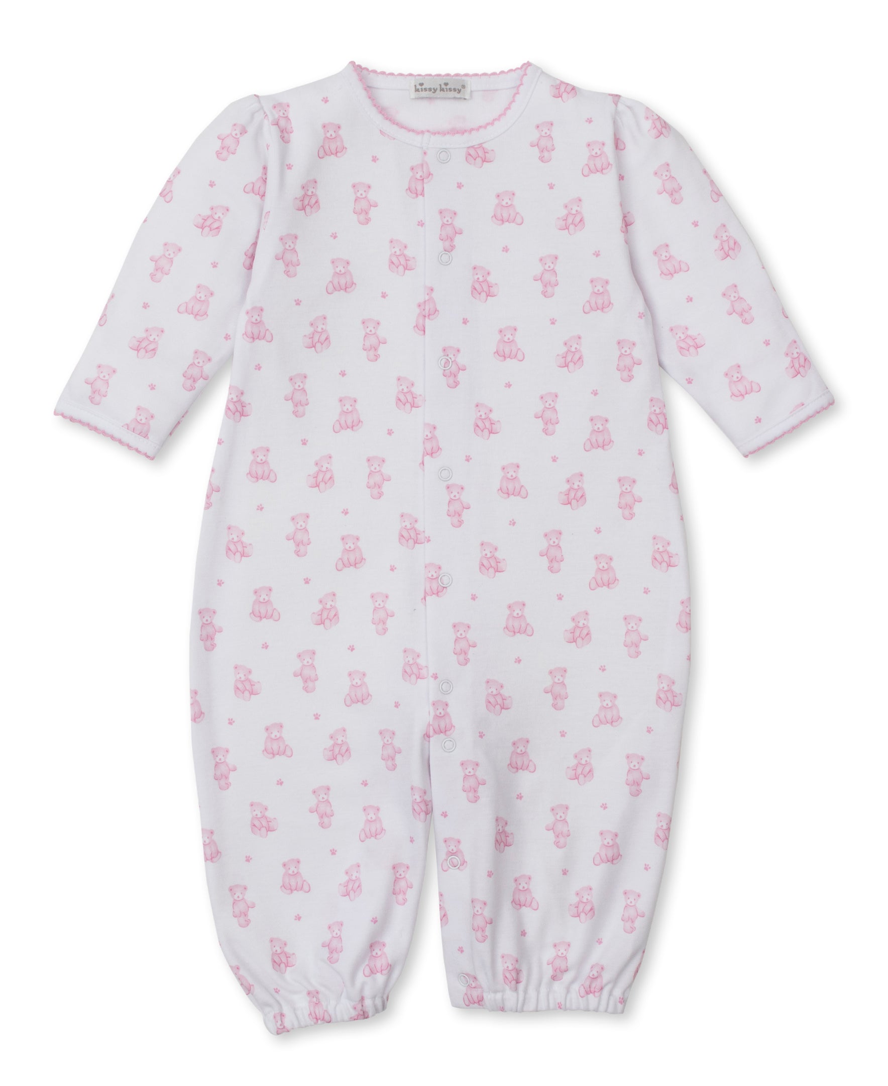 Teddy Bear Time Pink Convertible Gown - Kissy Kissy