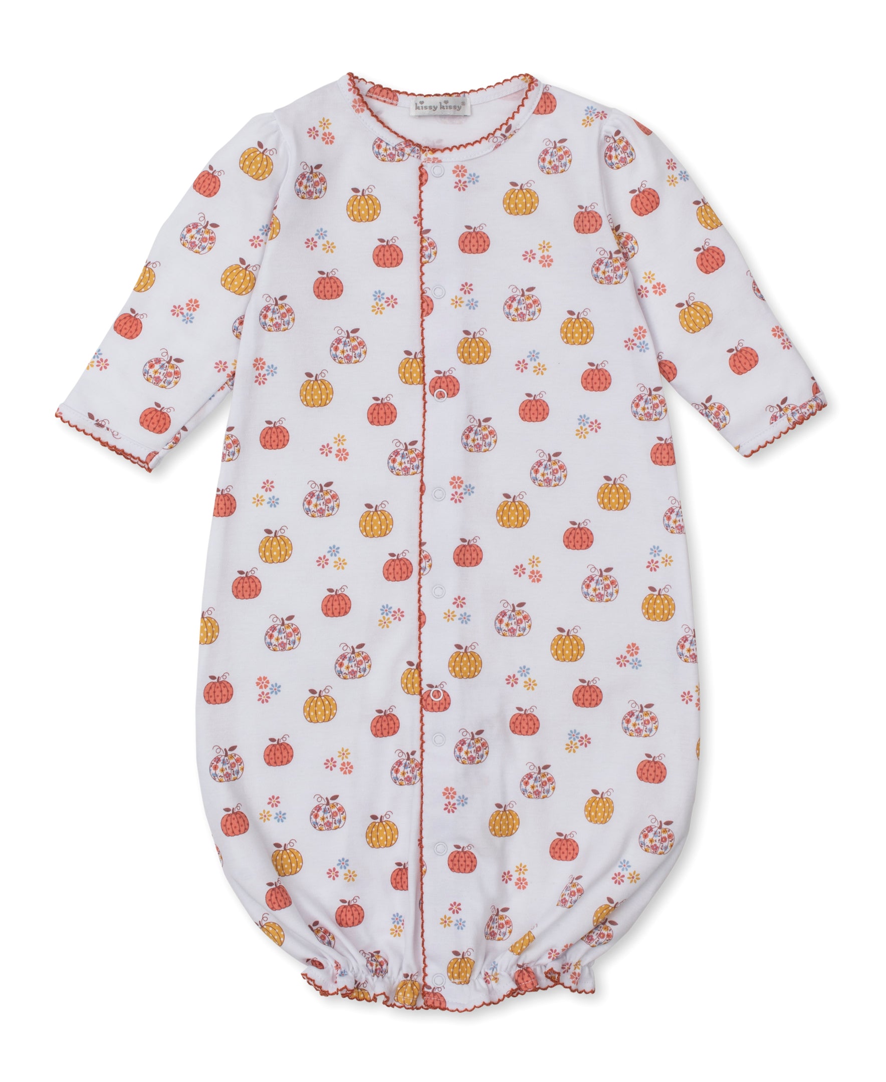 Patchwork Pumpkin Convertible Gown - Kissy Kissy