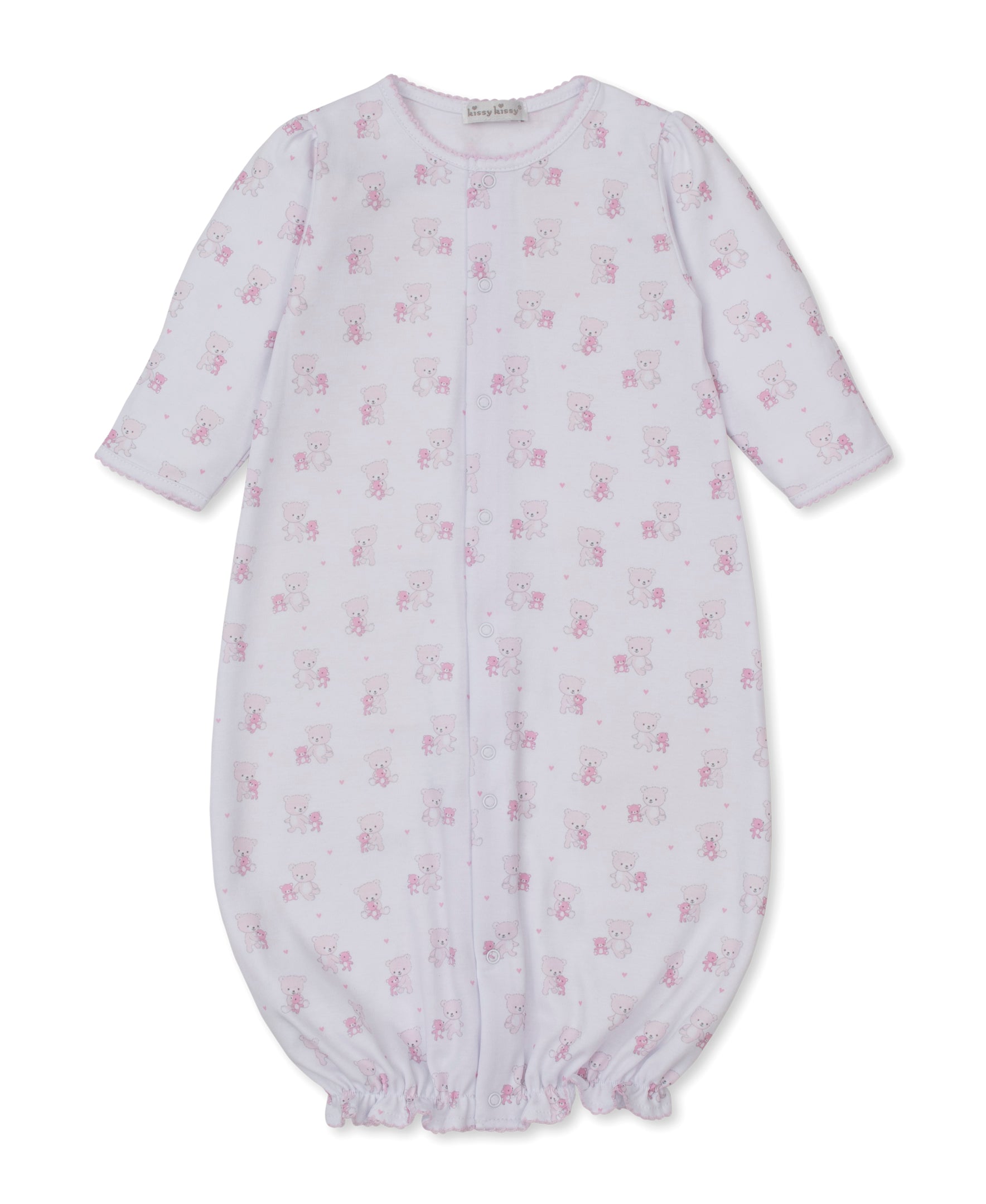 Teddy Bear Love Pink Convertible Gown - Kissy Kissy