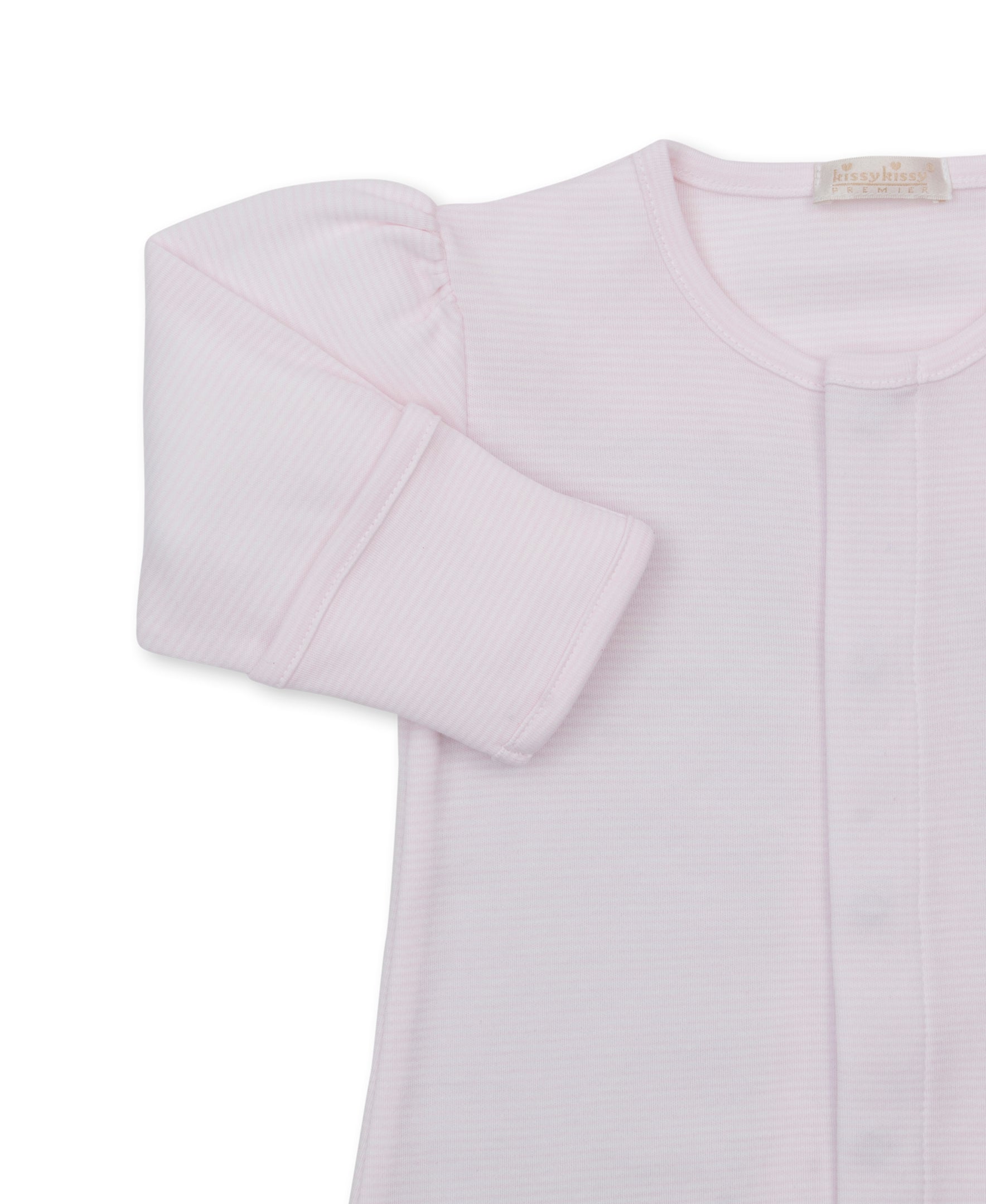Premier Puppy Paws Pink Hand Emb. Stripe Conv Gown